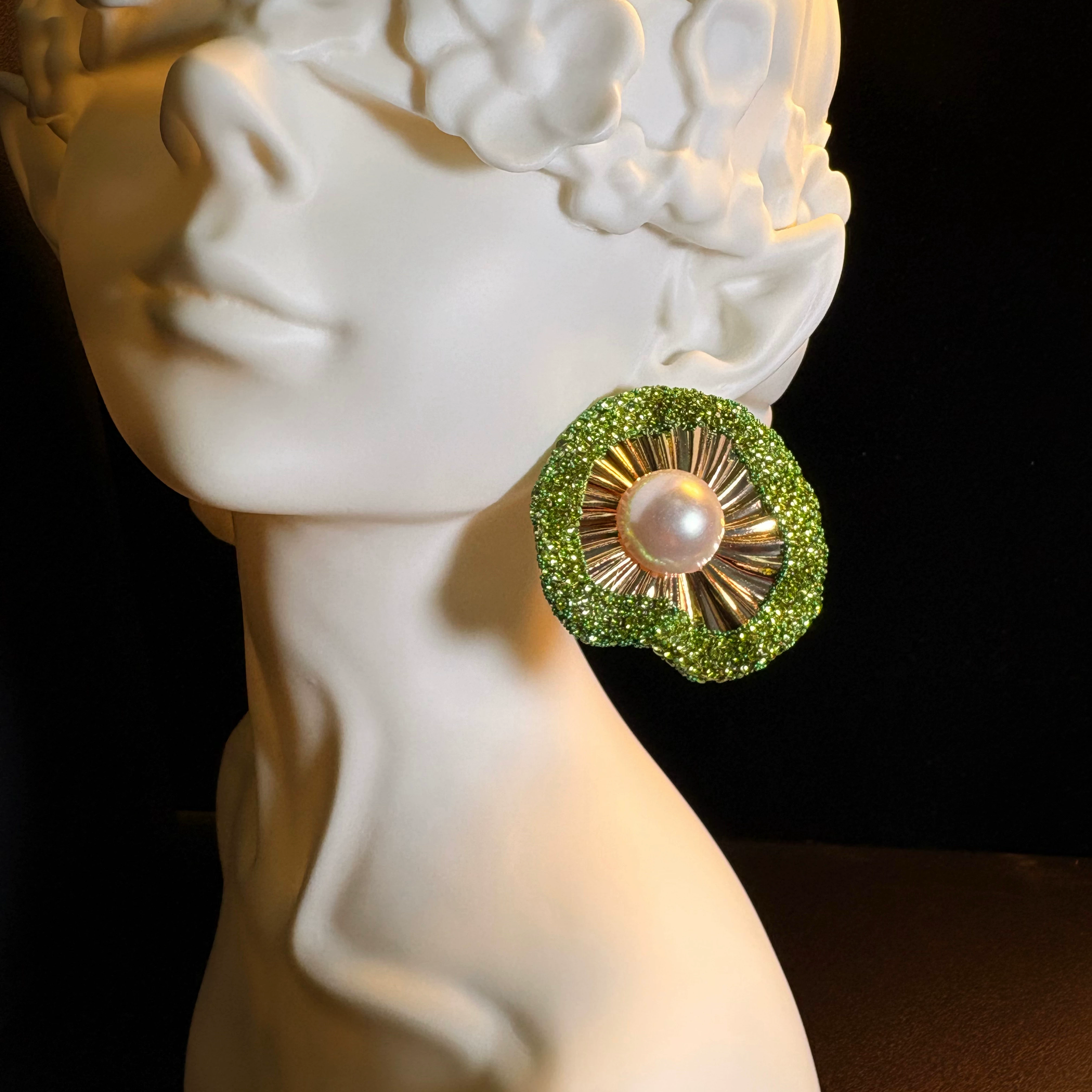 Pearl Burst Earrings