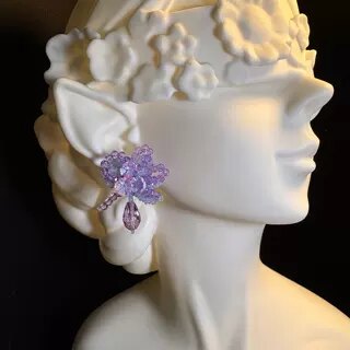 Violet Bloom Earrings