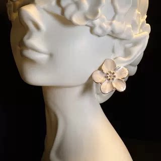 Ivory Petal Earrings
