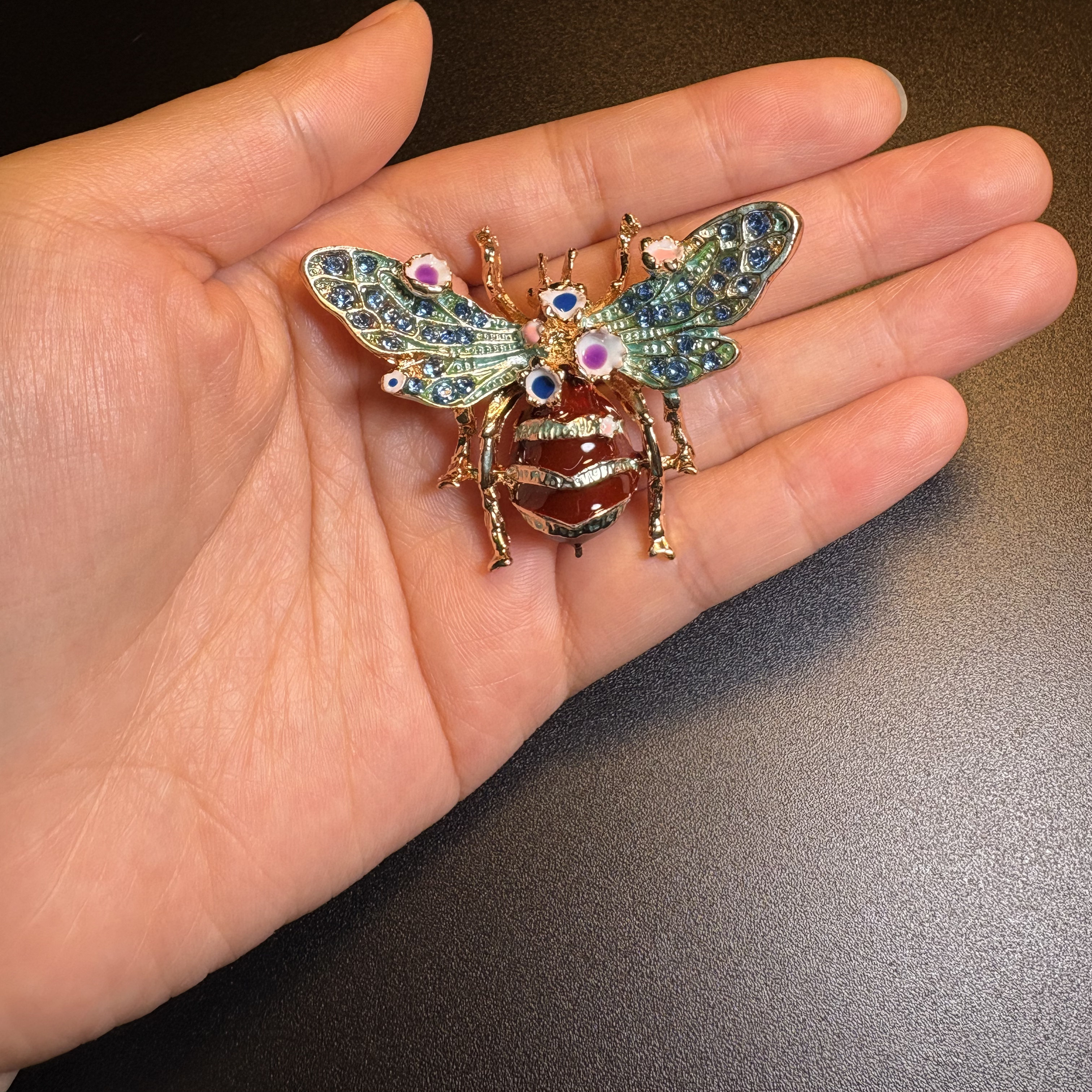 Jewel Bee Brooch
