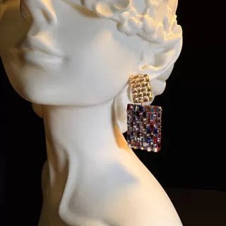 Rainbow Weave Drops Earrings