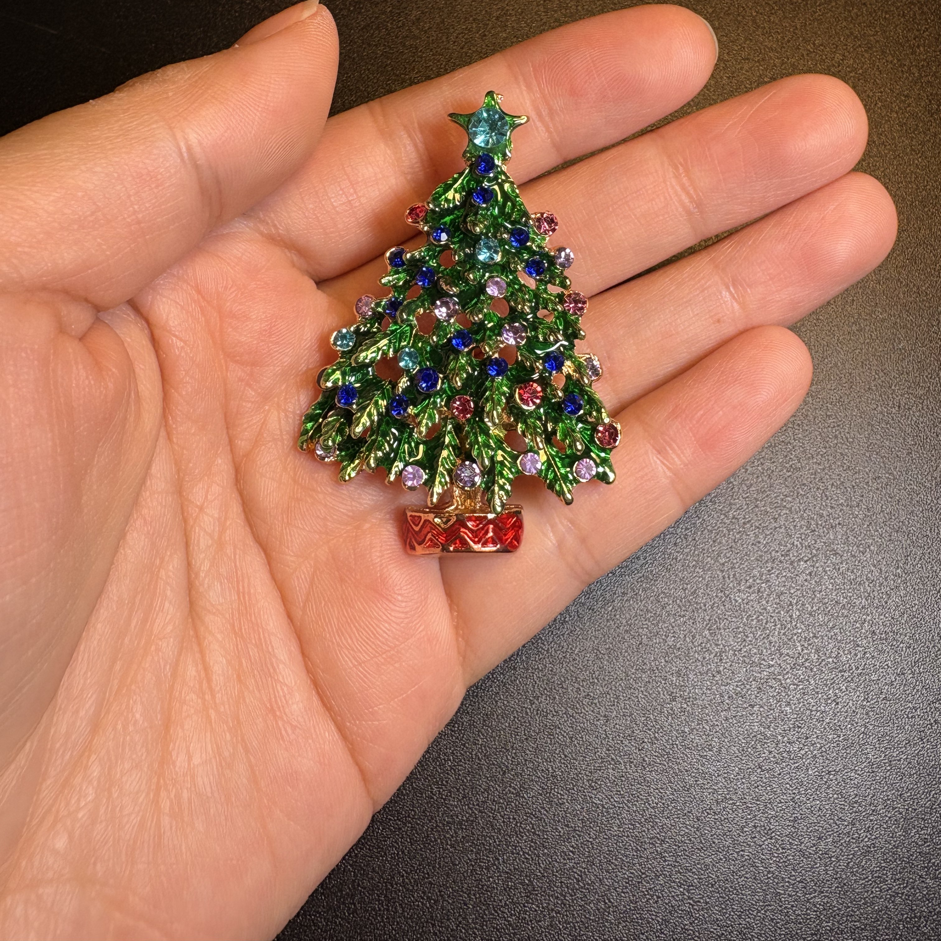 Holiday Tree Brooch