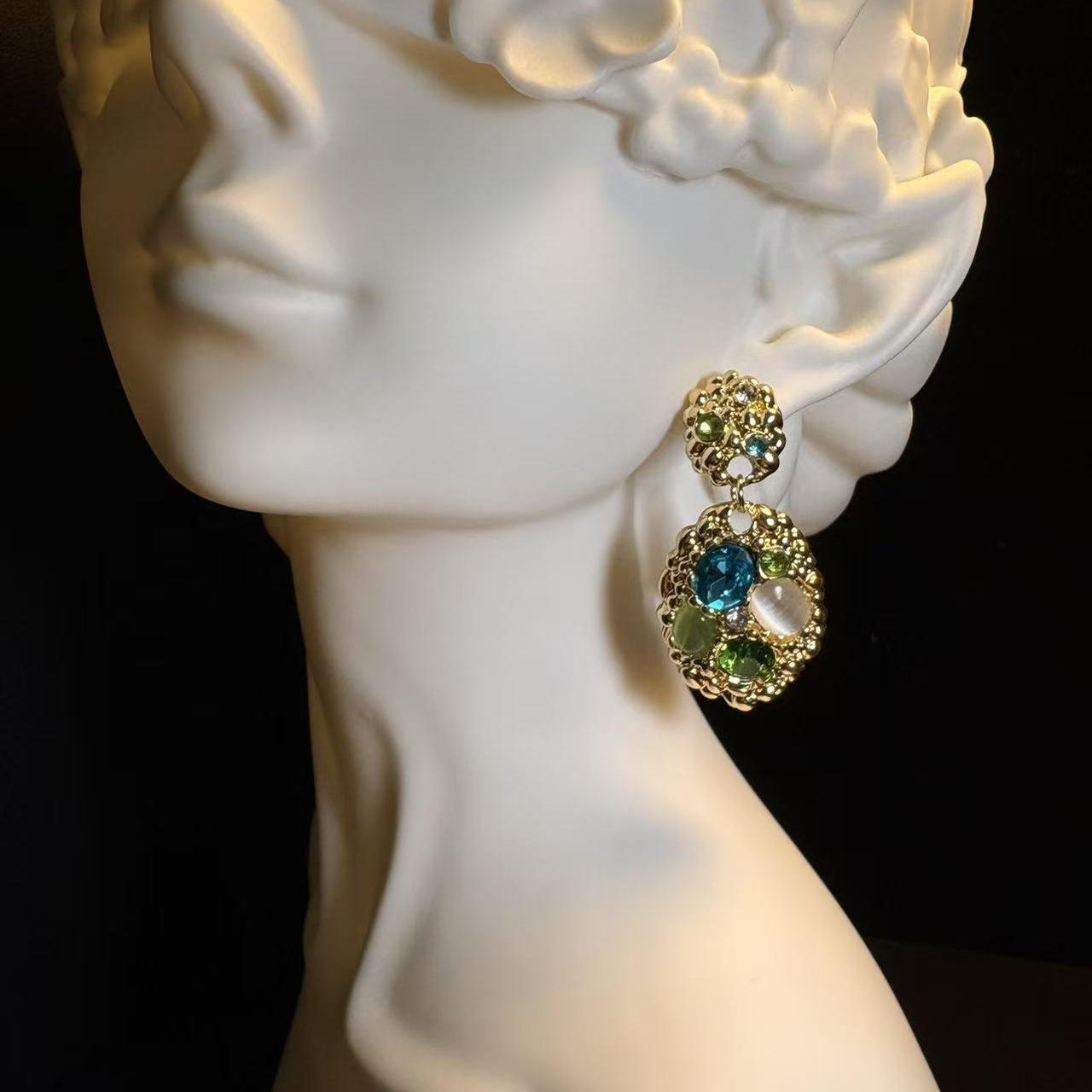 Gilded Mosaic Earrings