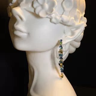 Gem Tassels Earrings