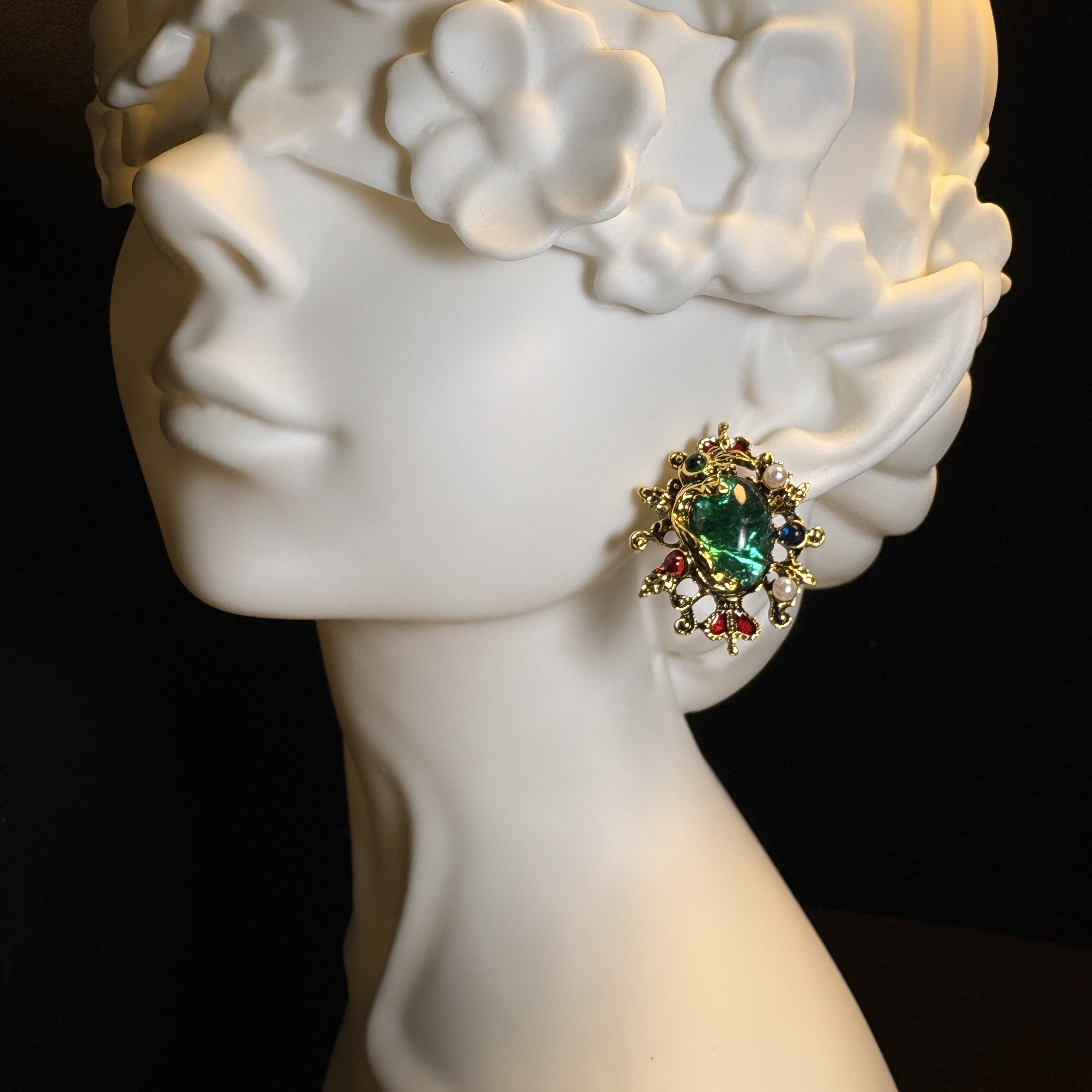 Gilded Gem Earrings