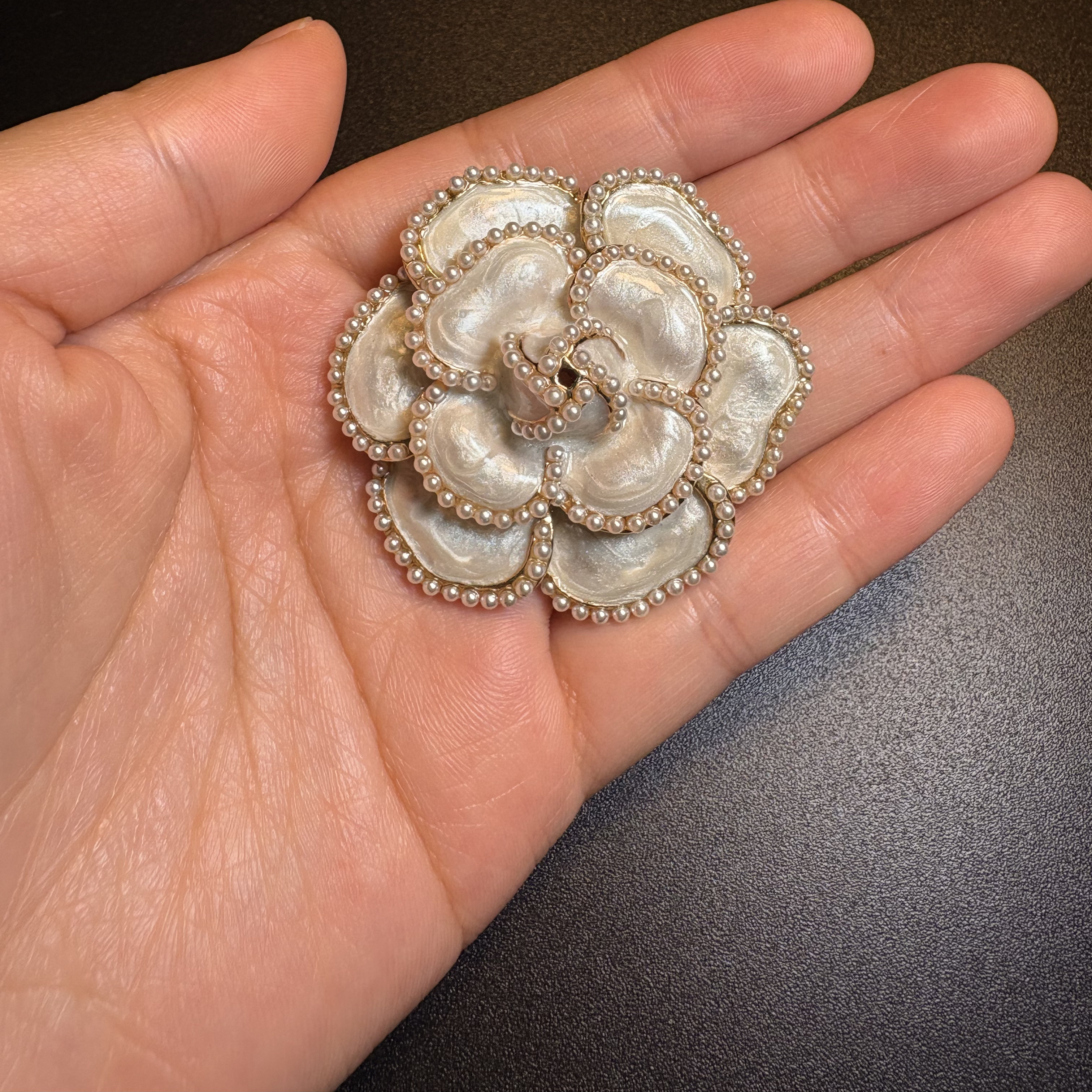 Pearl Flower Brooch