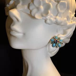 Turquoise Bloom Earrings