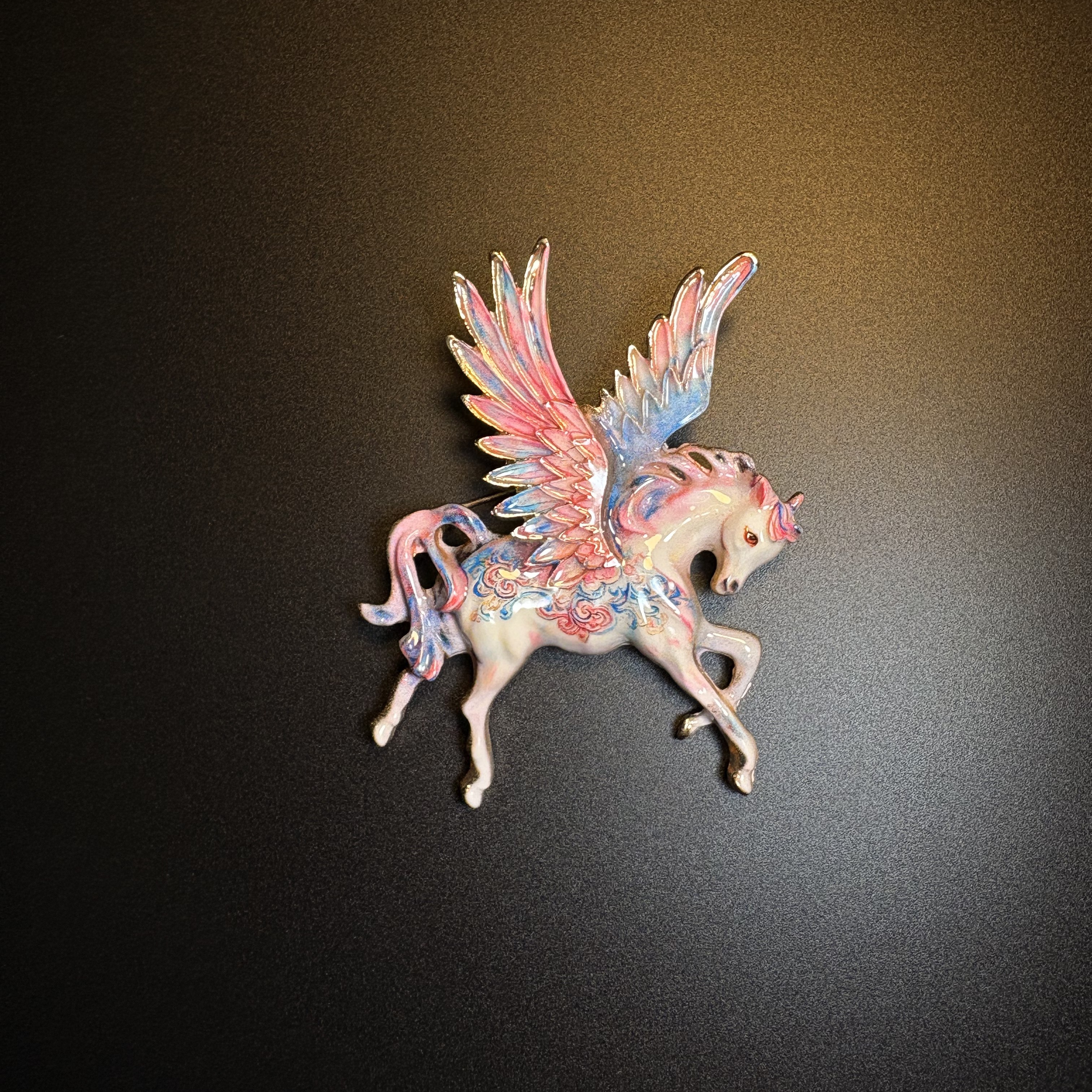Pegasus Pin Brooch