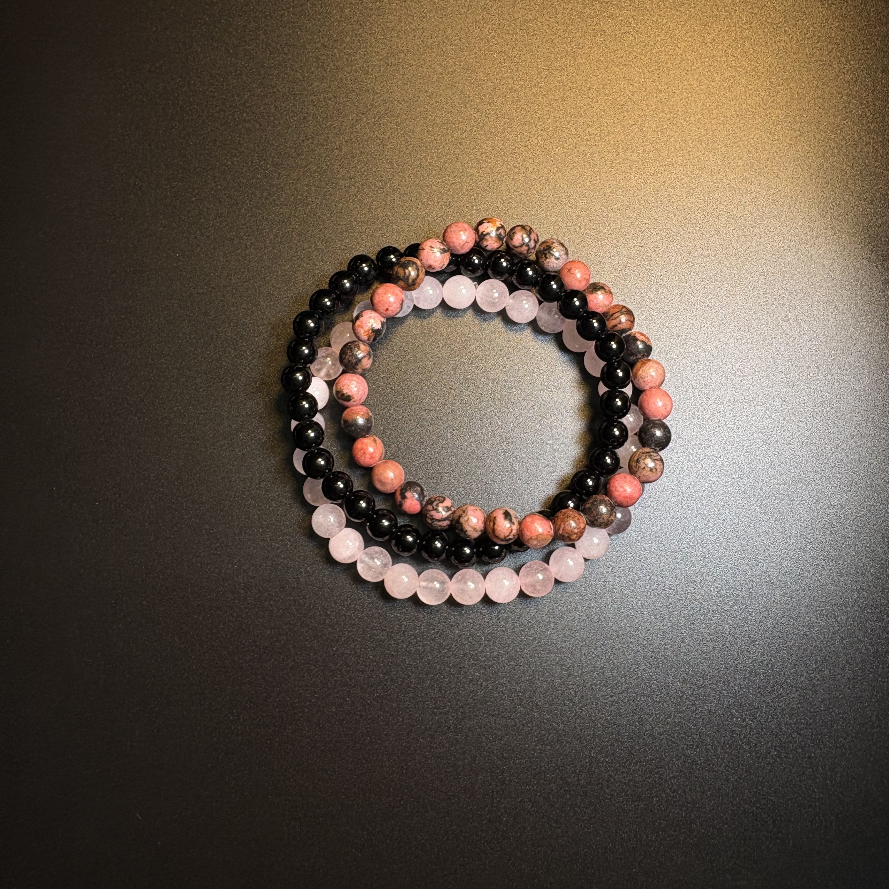 Blush Ebony Twist Bracelet