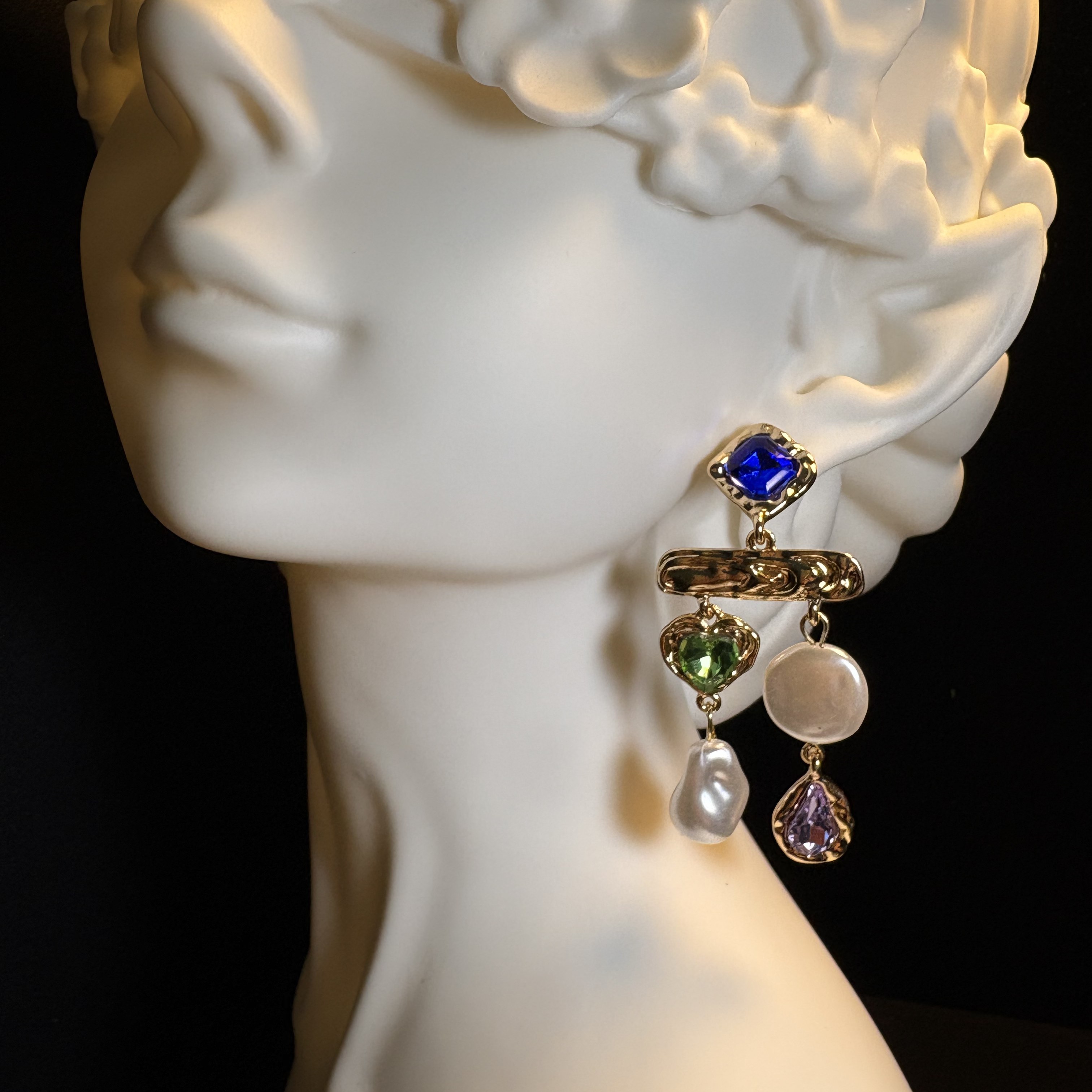 Multi - Gem Earrings