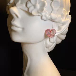 Sparkle Heart Earrings