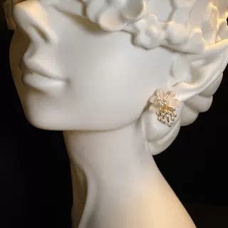 White Petal Earrings