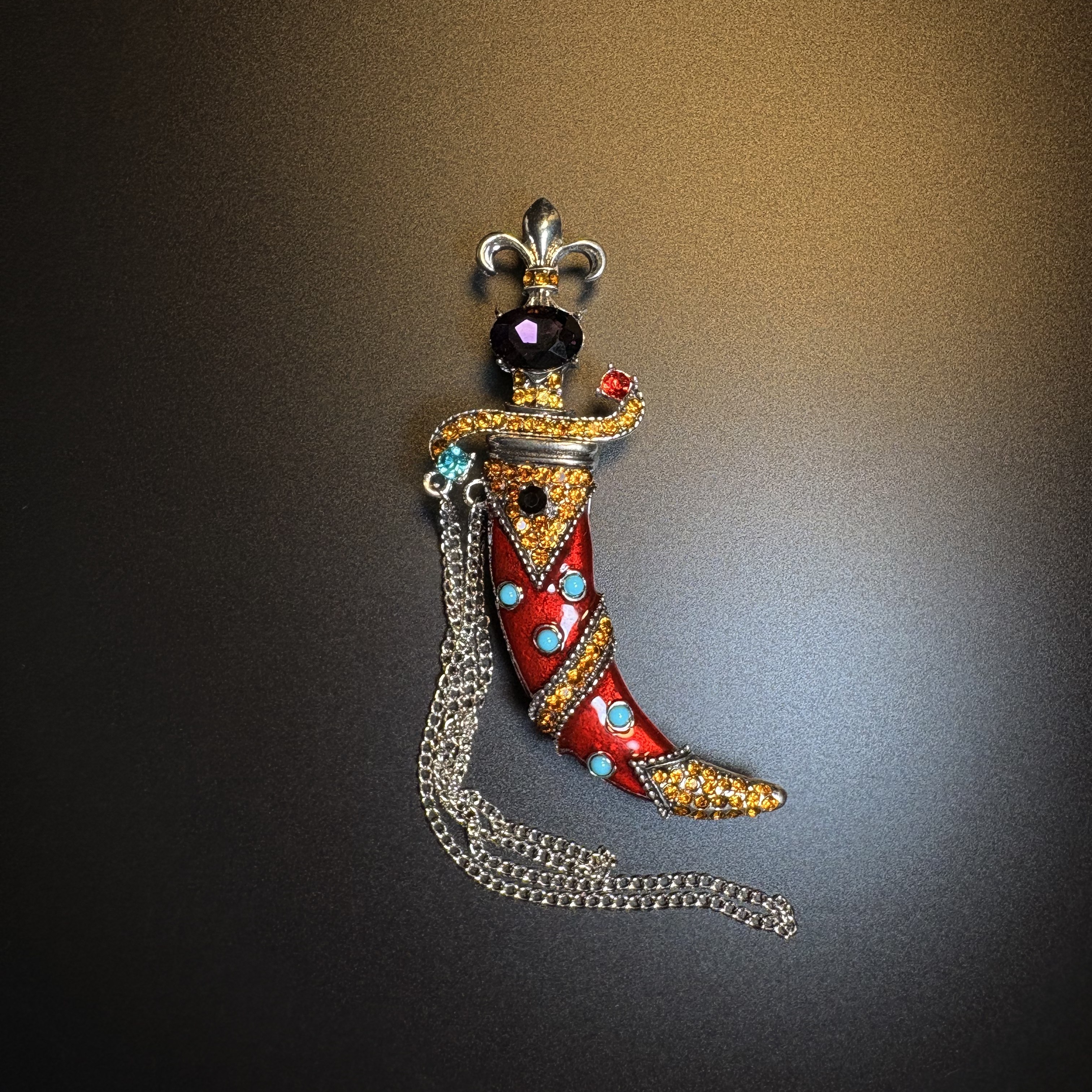 Gem Sword Brooch