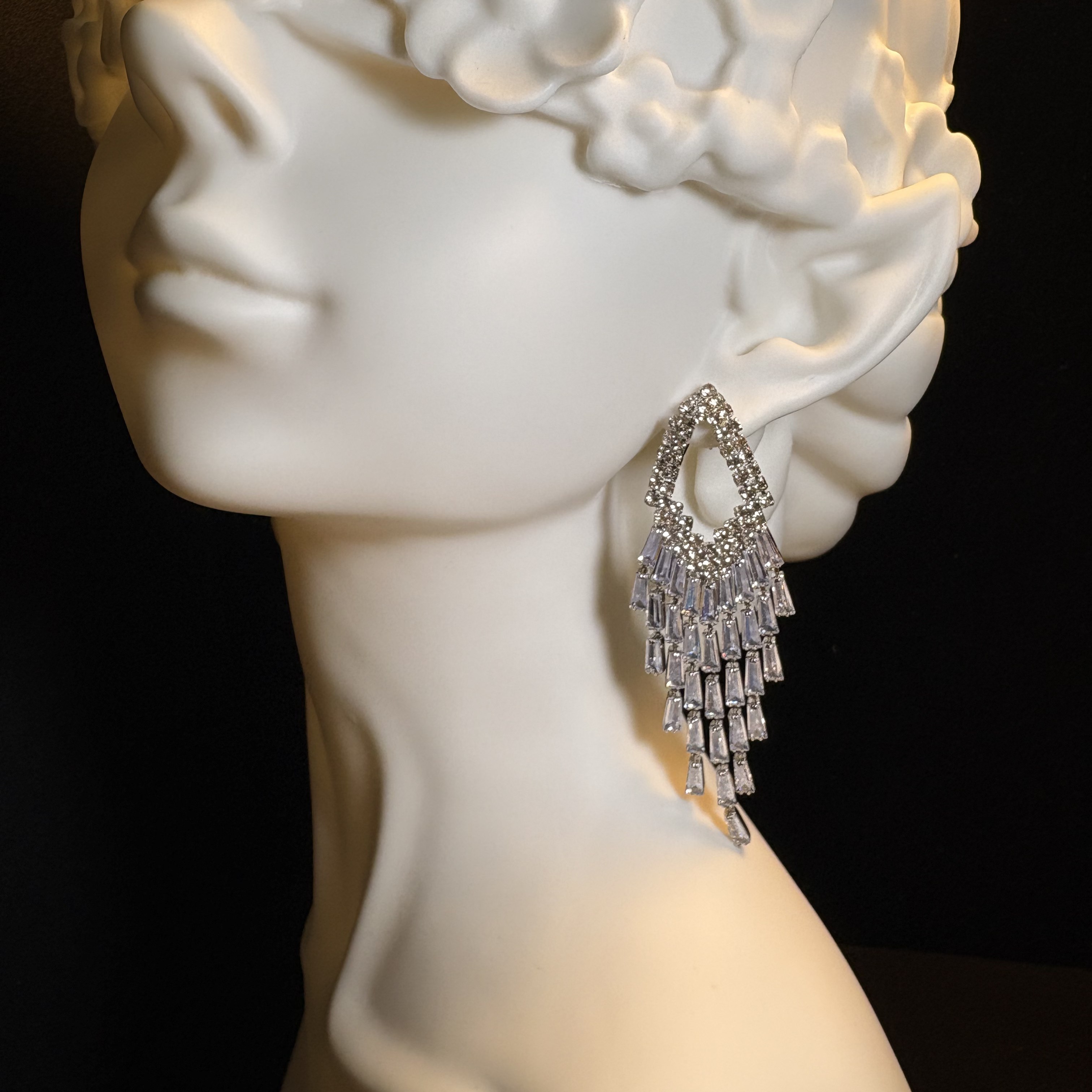 Crystal Cascade Earrings