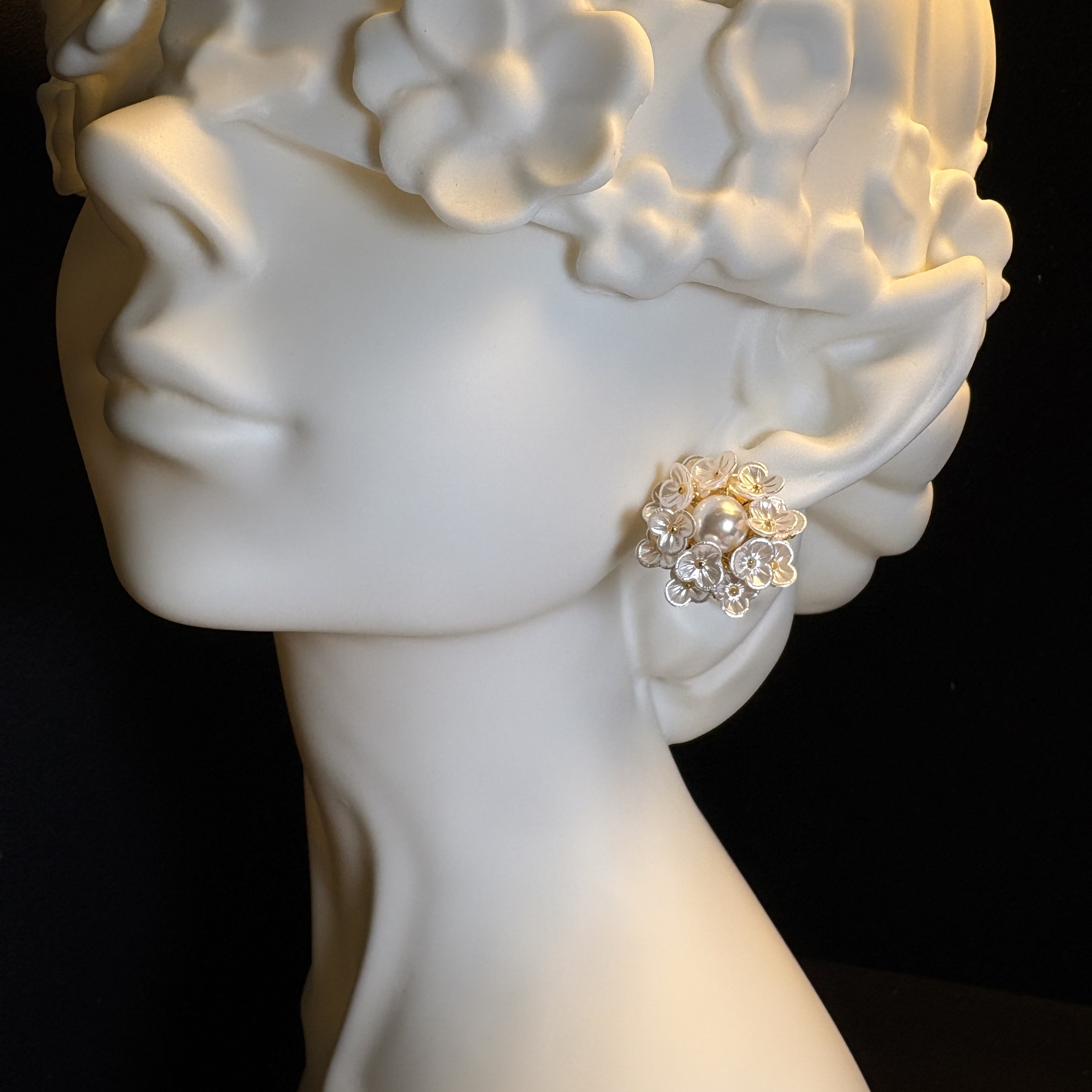 Pearl Flowers Earrings
