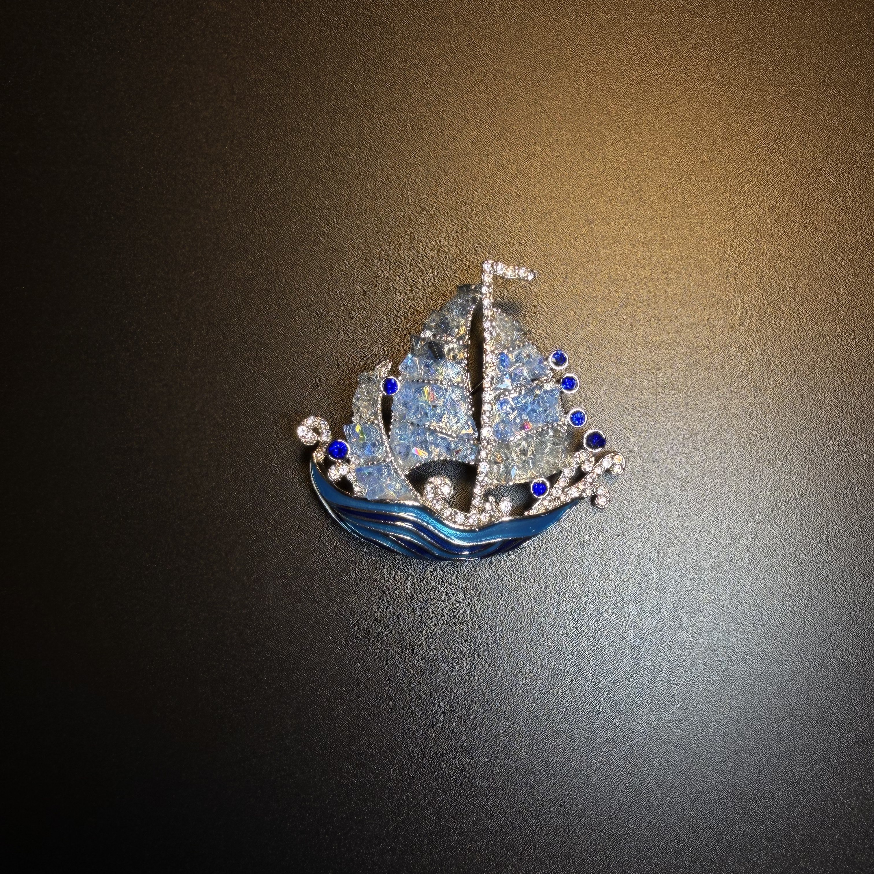 Crystal Voyage Brooch