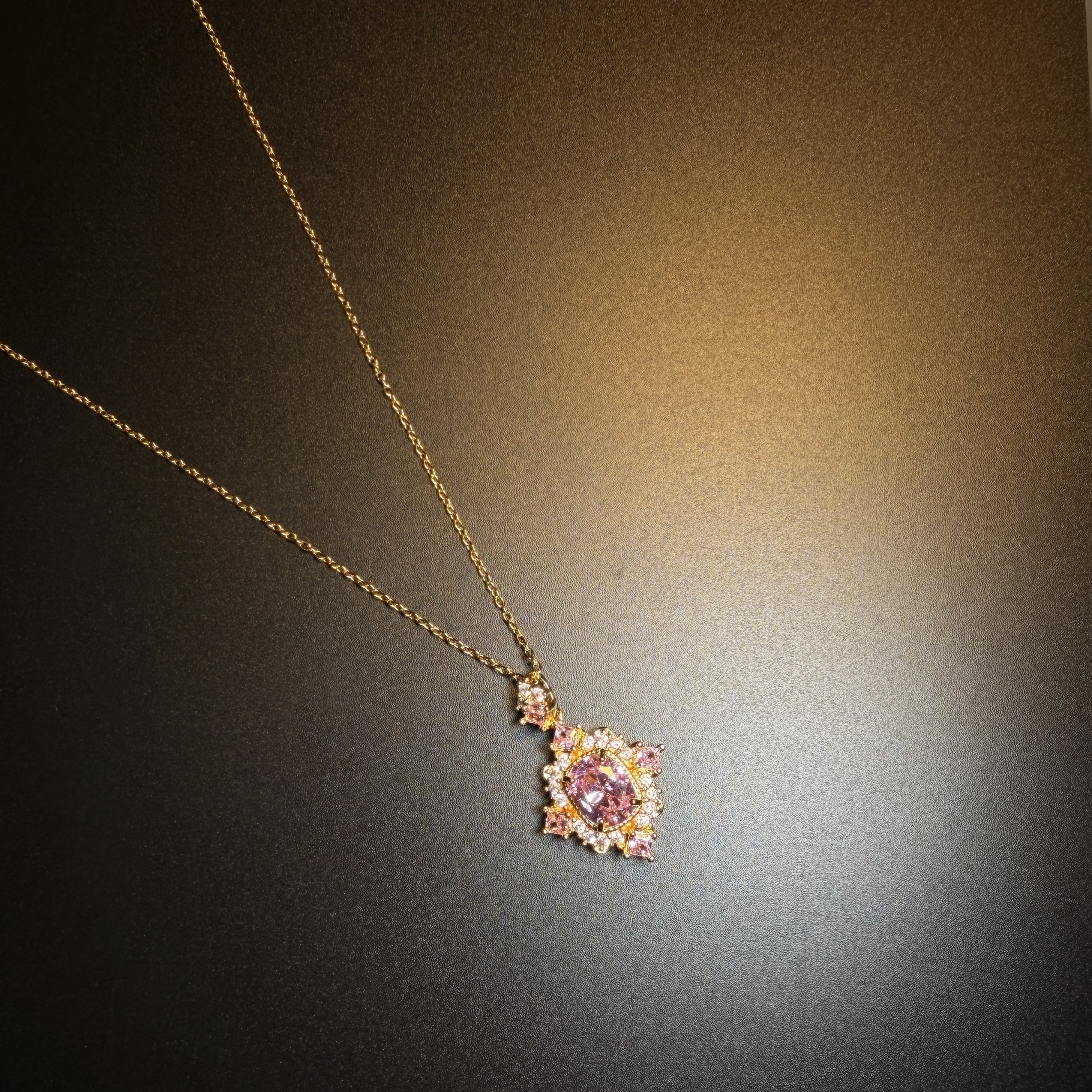 Blush Spark Necklace
