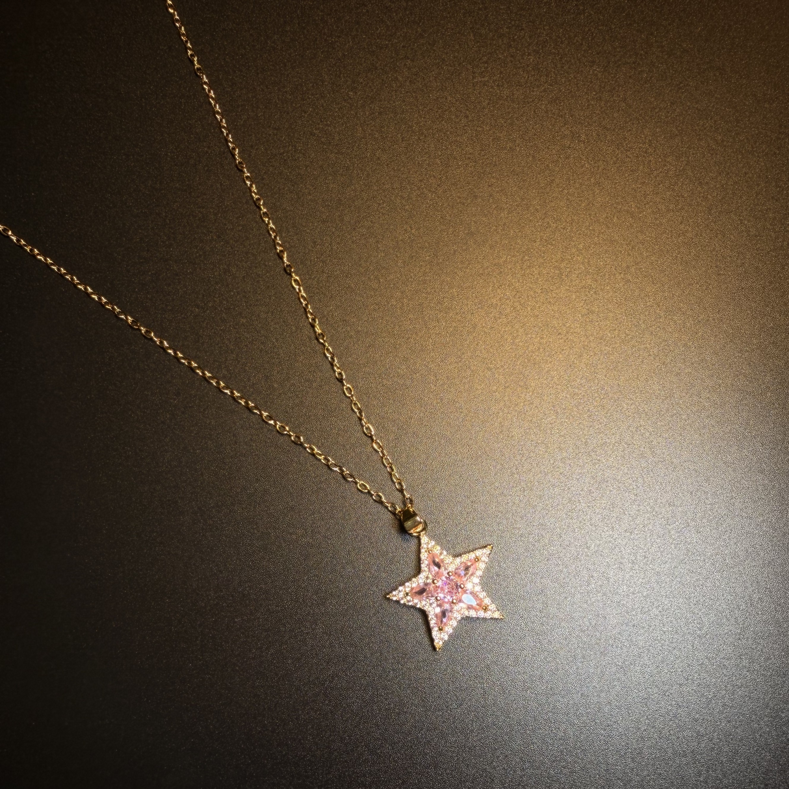 Pink Star Brooch
