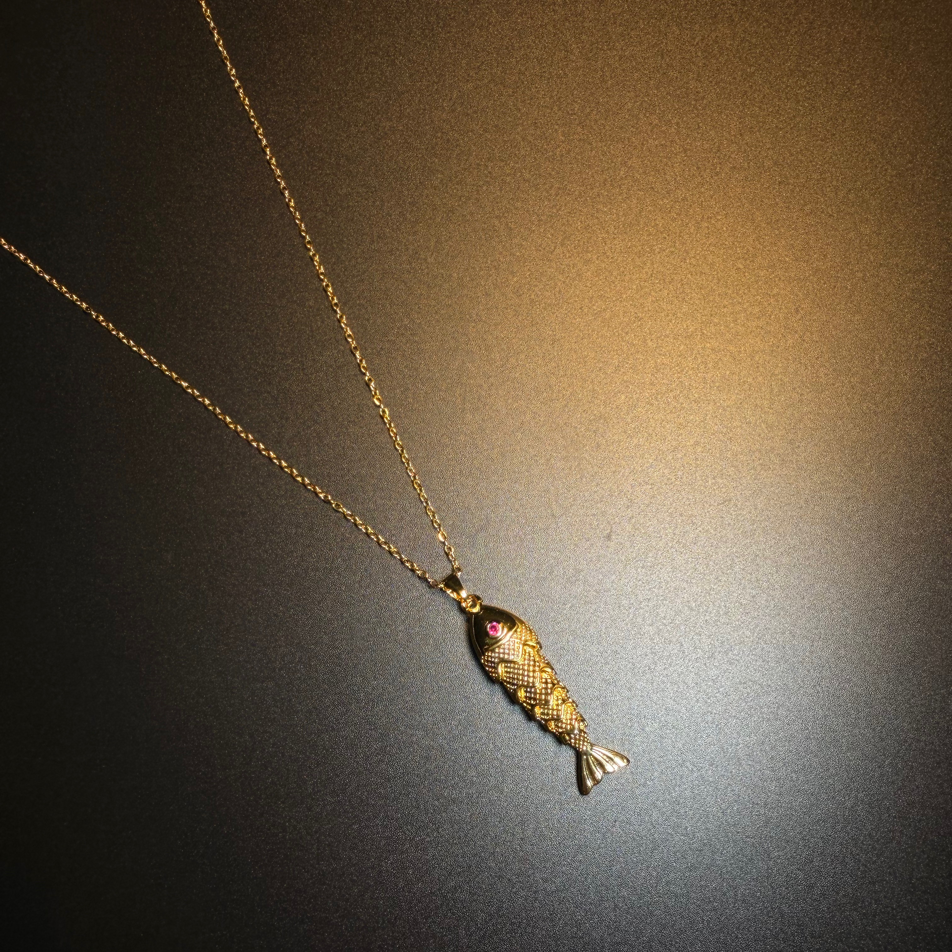 Golden Koi Necklace