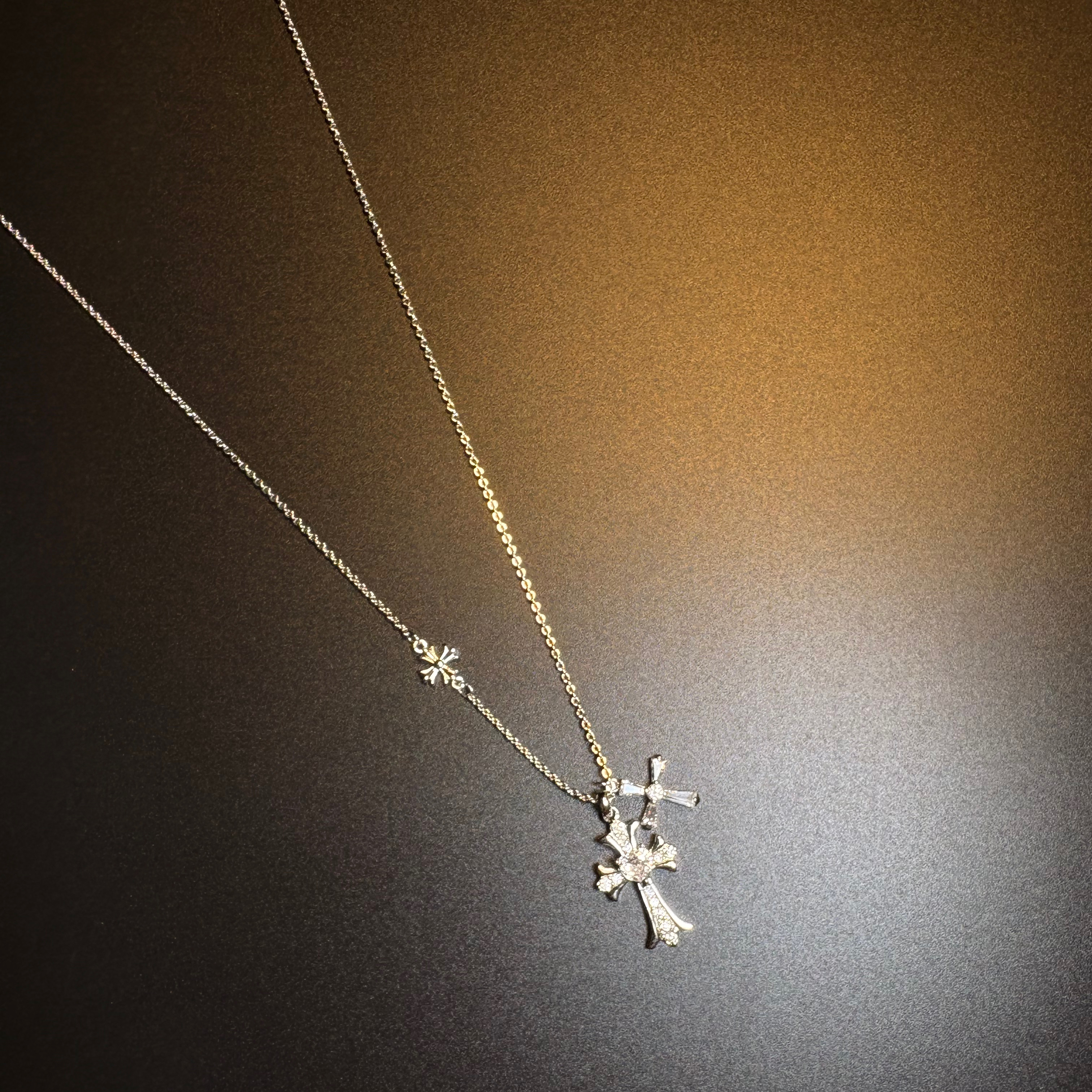 Cross Layered Necklace