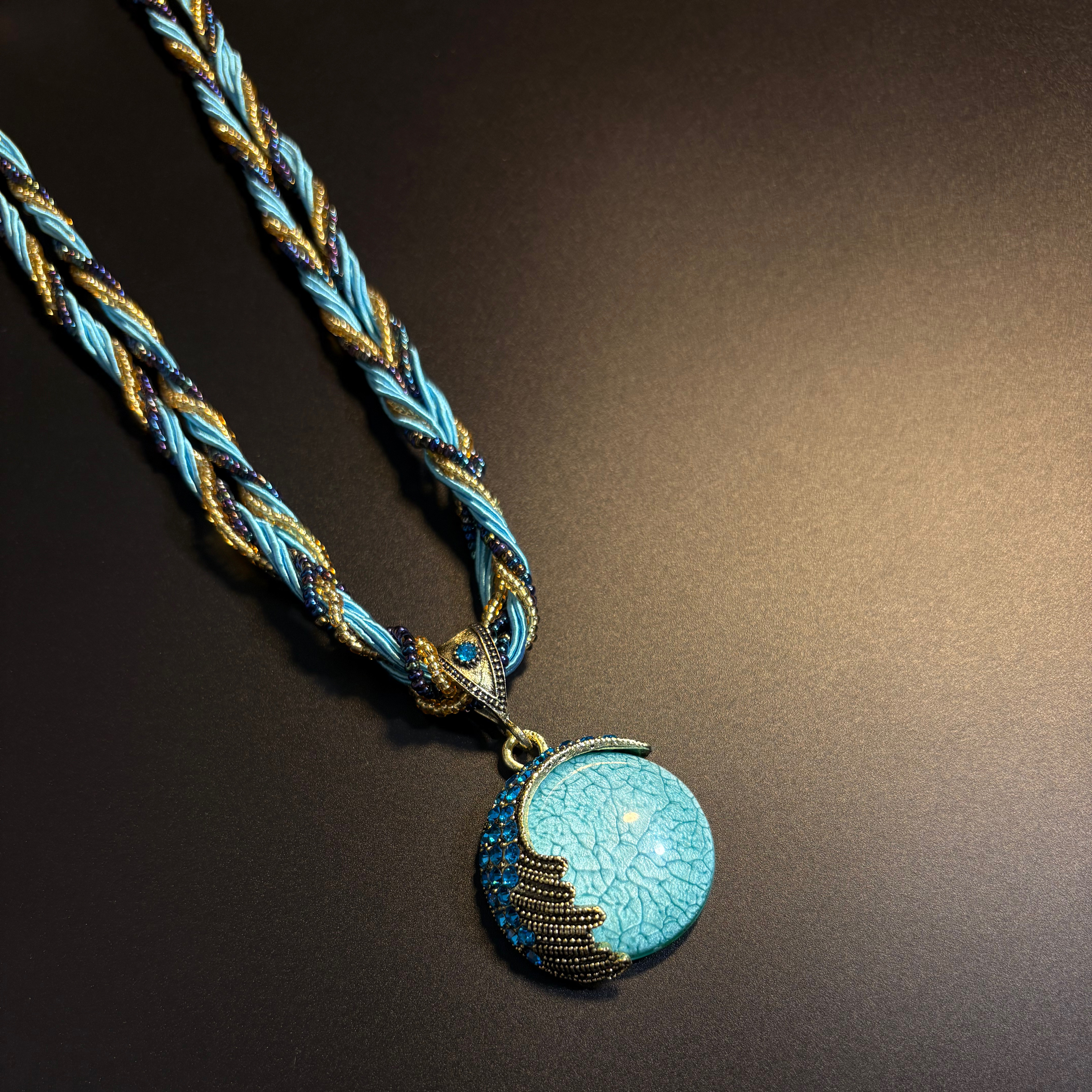 Sky Knot Charm Necklace