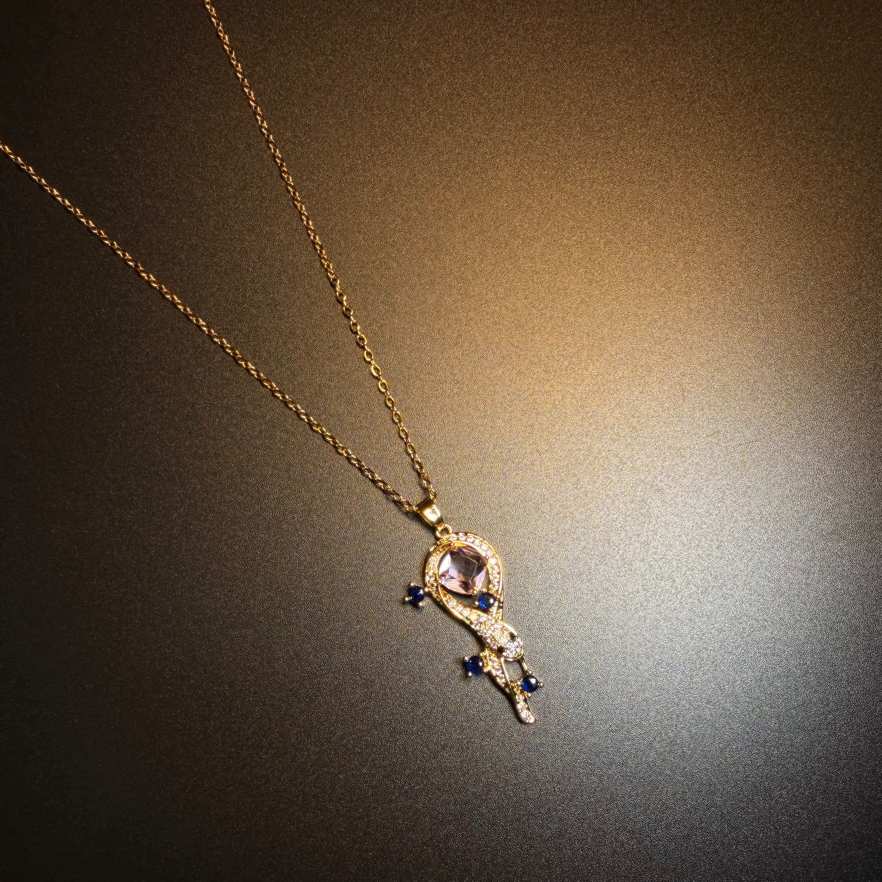 Amethyst Serpent Necklace