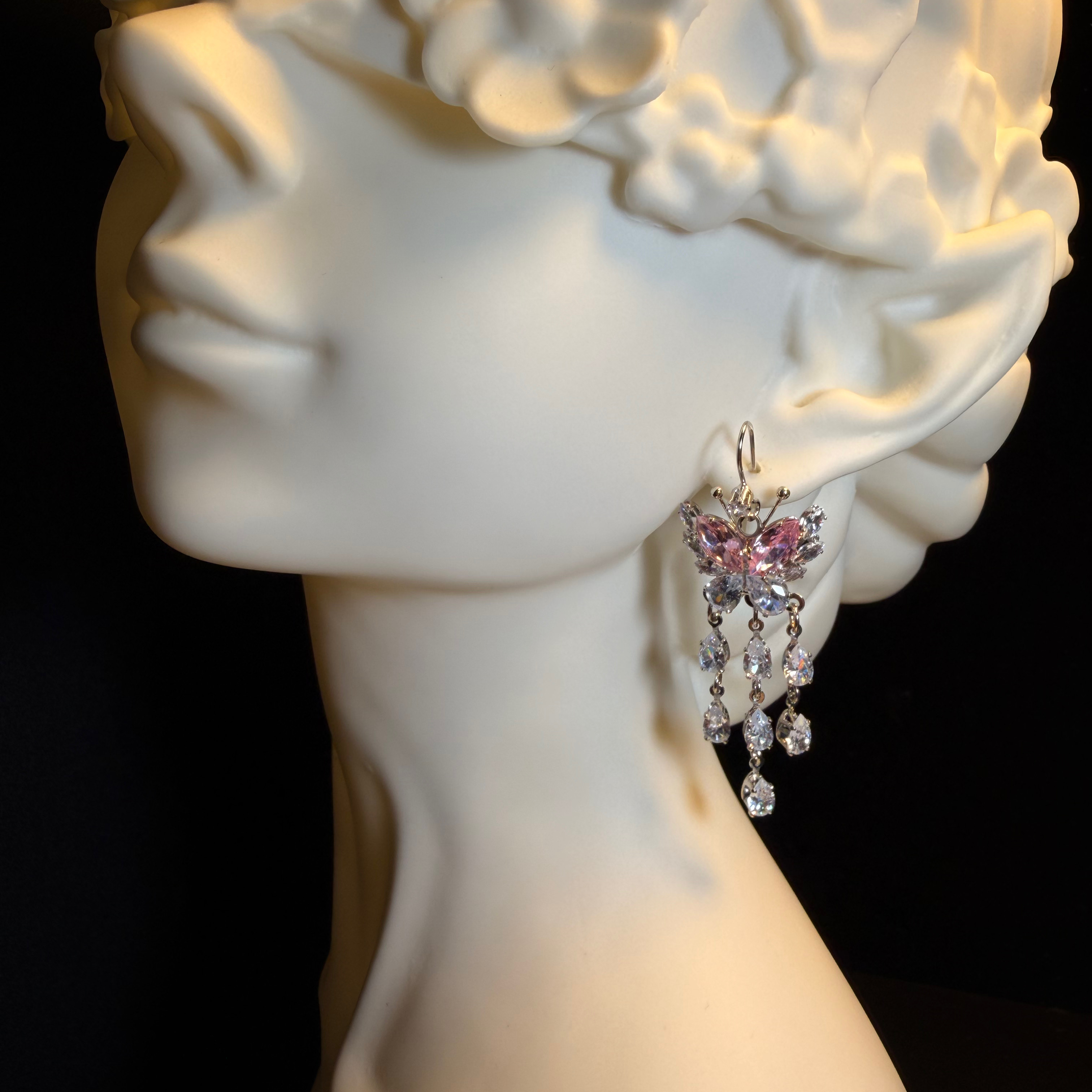 Crystal Flutter Earrings