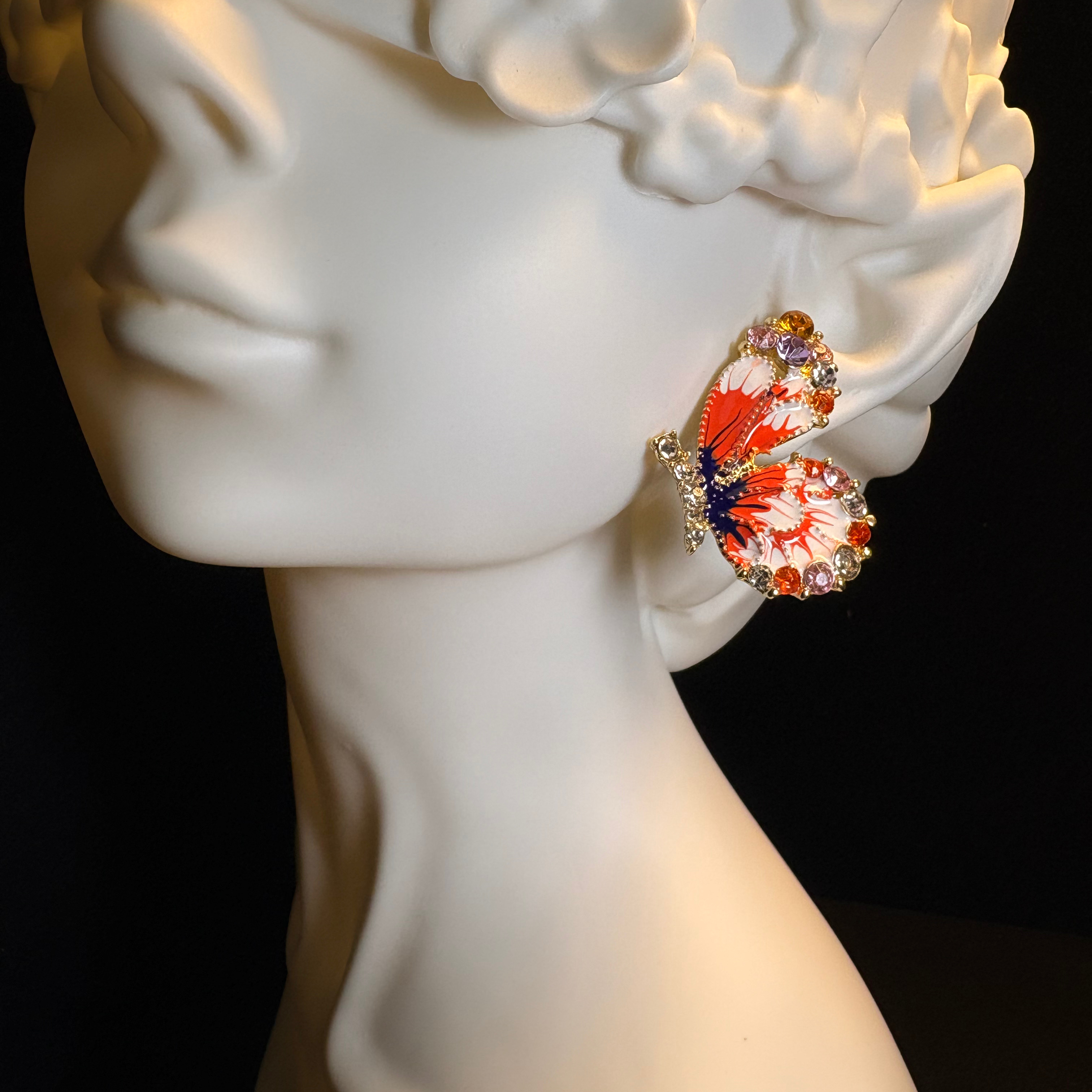 Gem - Wing Butterfly Earrings