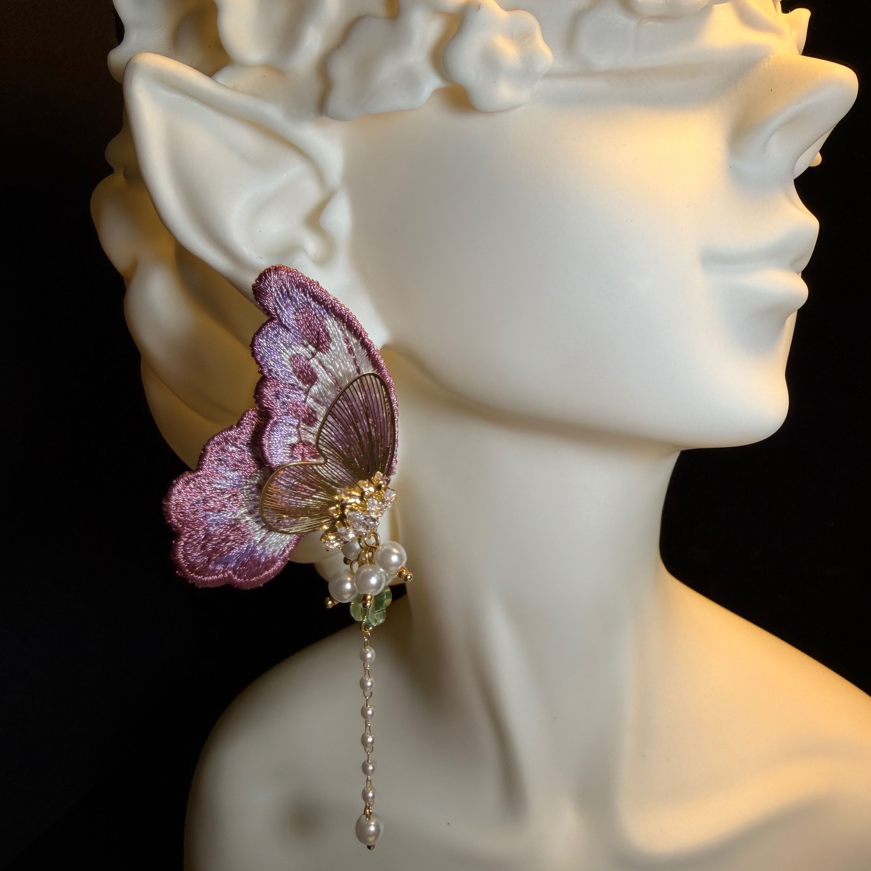 Butterfly Tassel Earrings