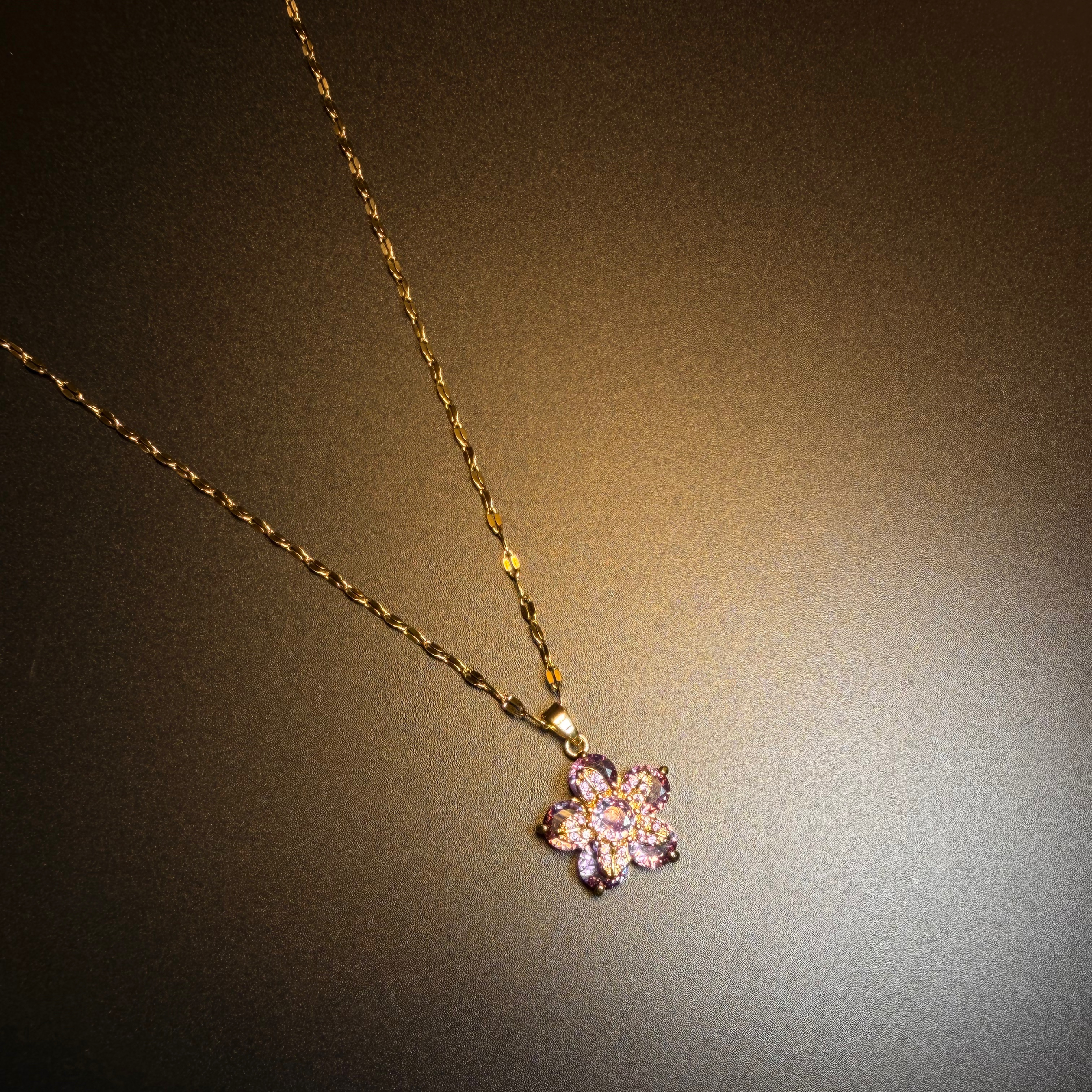 Lavender Gem Necklace
