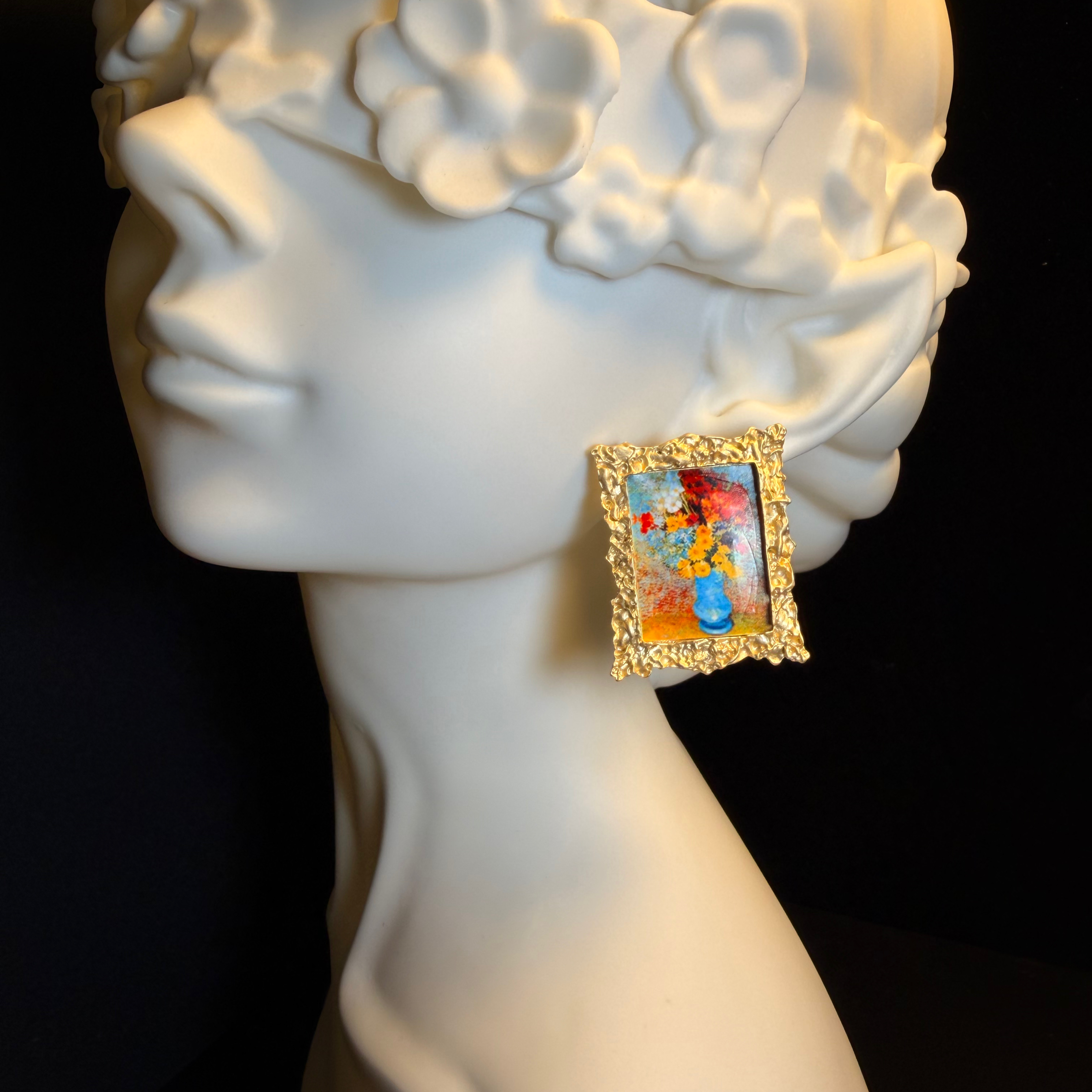Van Gogh Frame Earrings