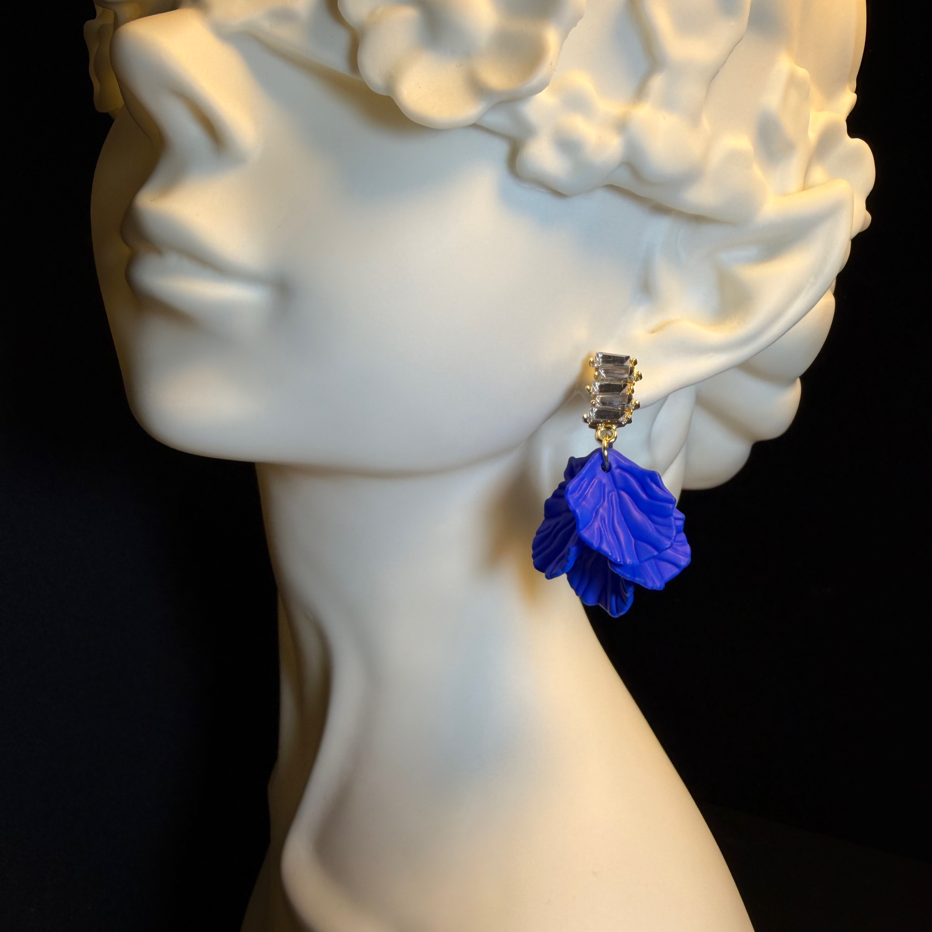 Azure Flower Earrings
