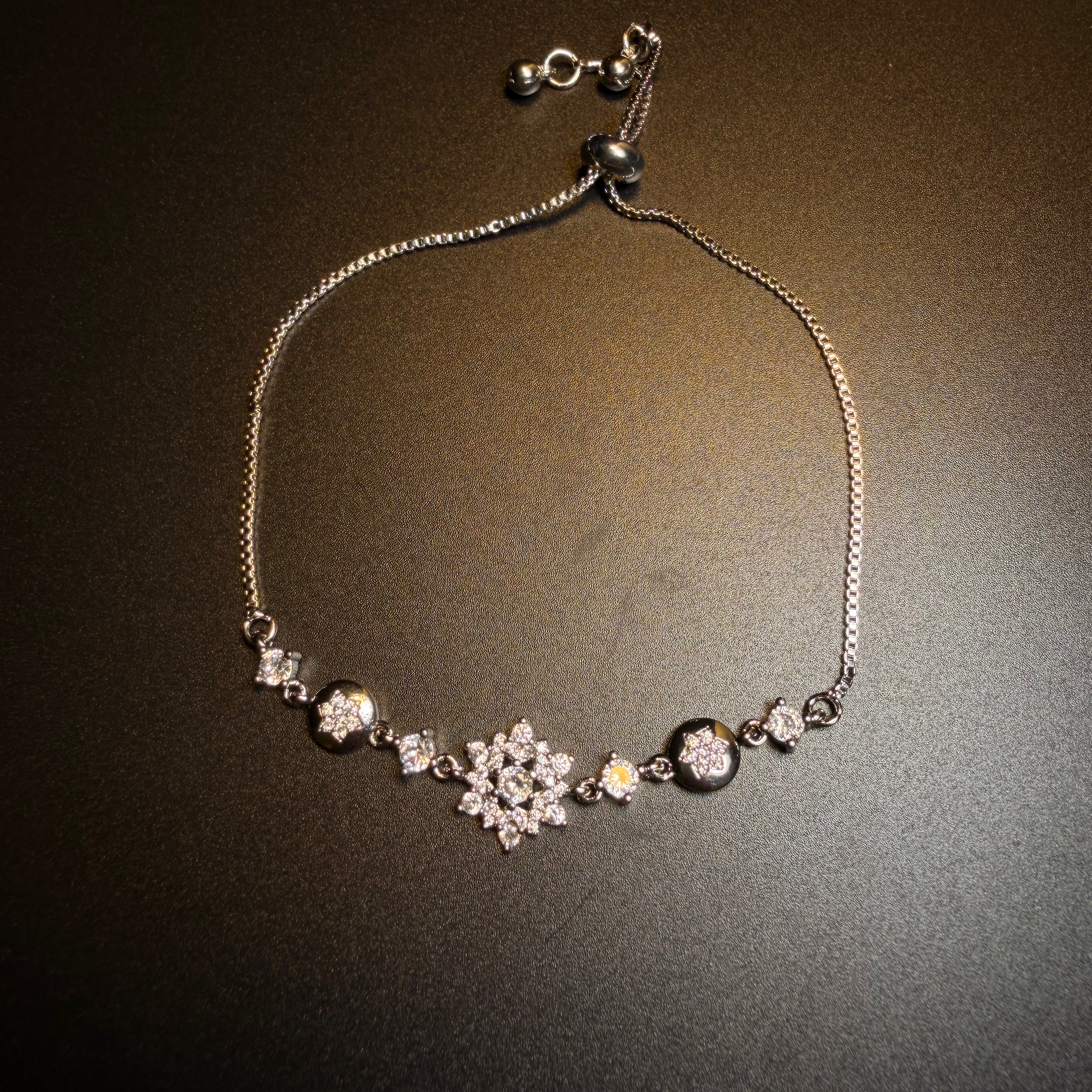 Silver Snowflake Bracelet
