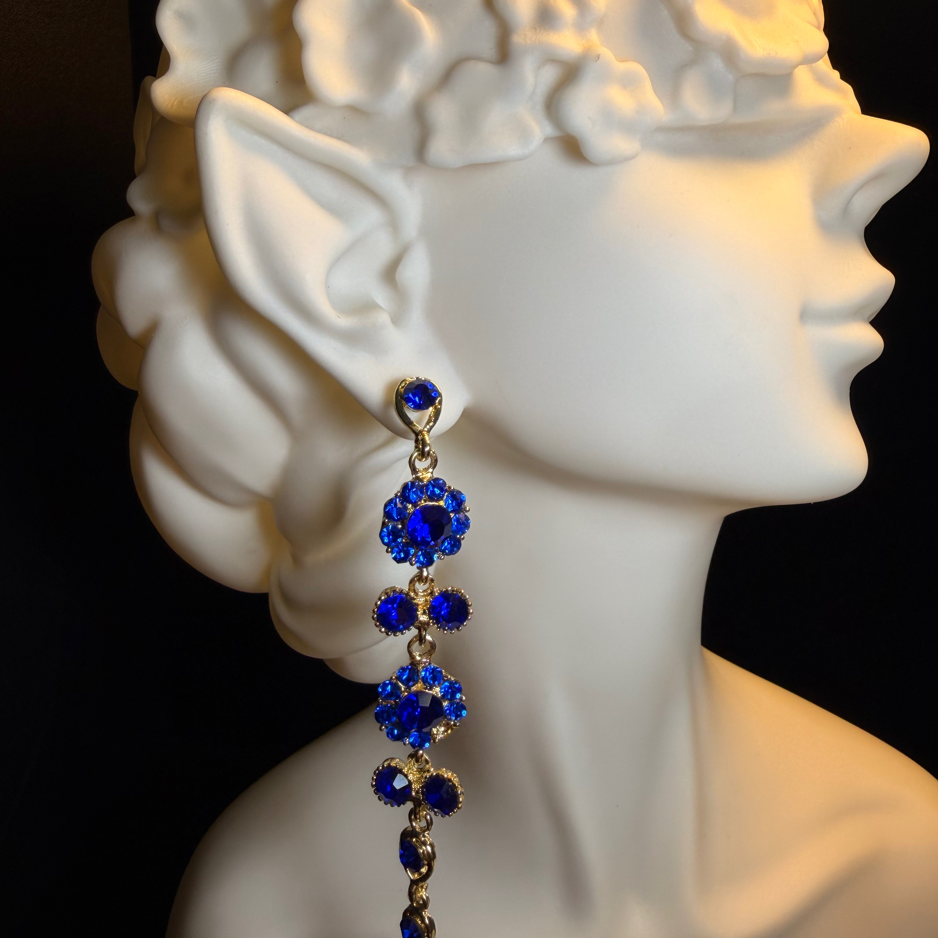 Sapphire Drop Earrings