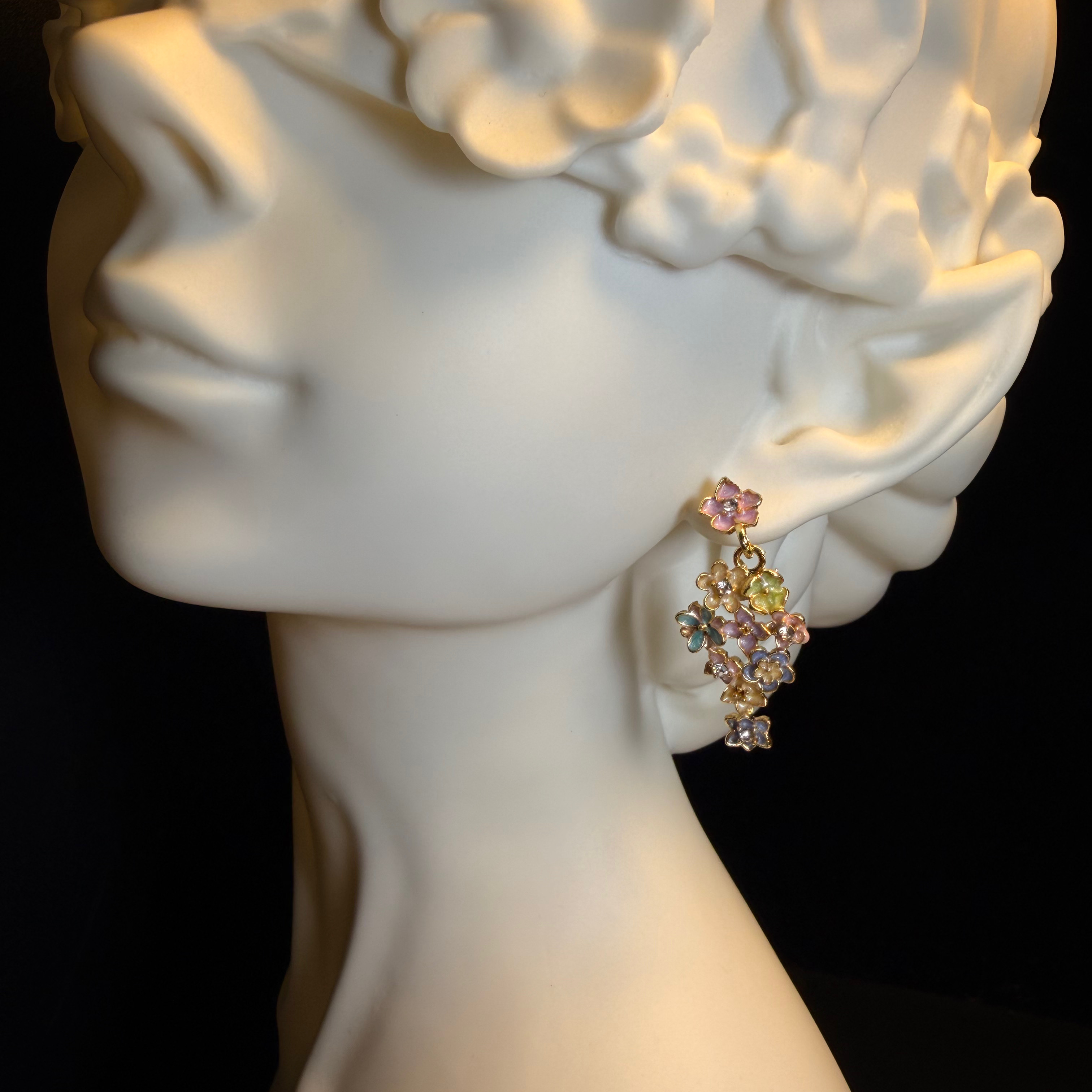 Floral Drop Earrings
