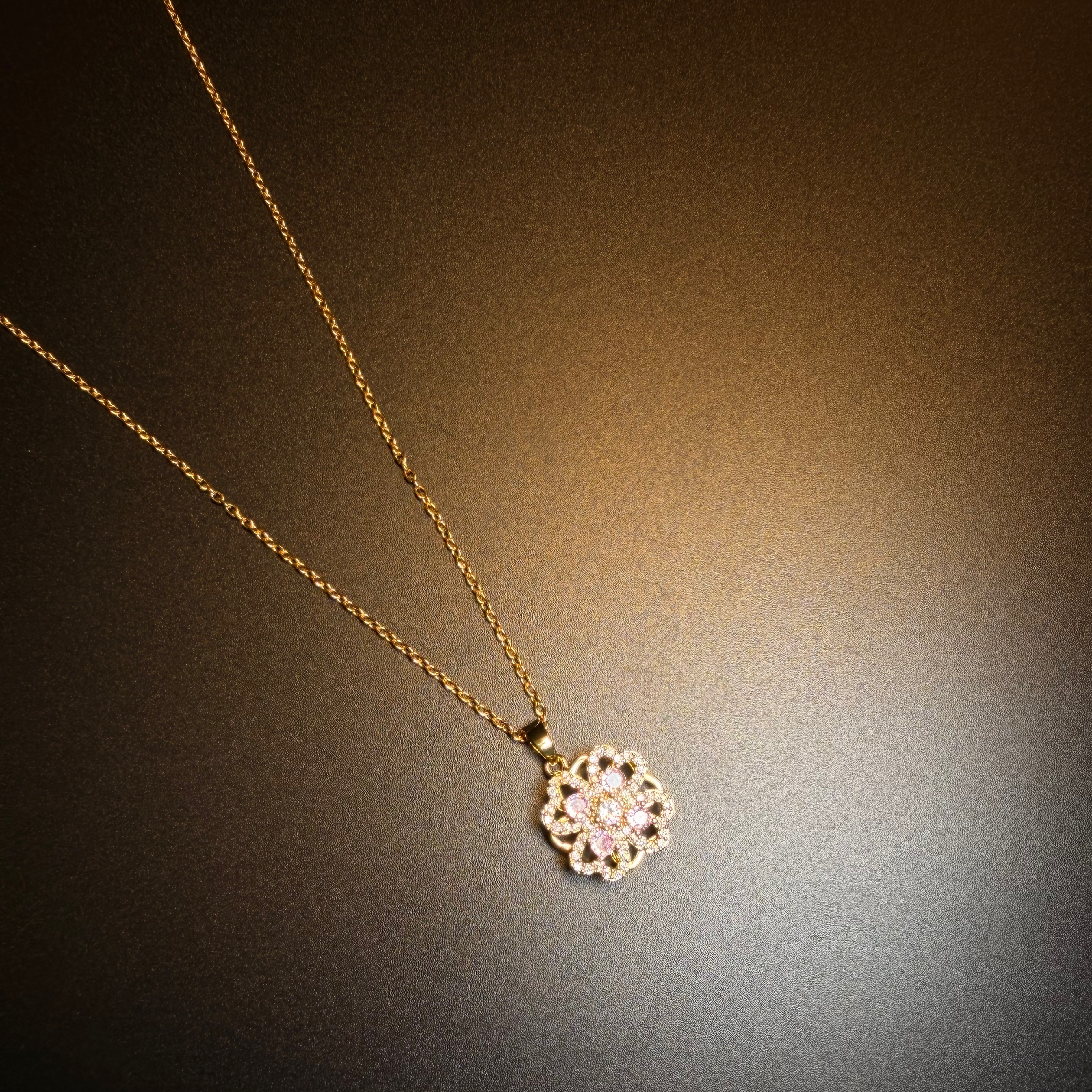Gold Flower Necklace