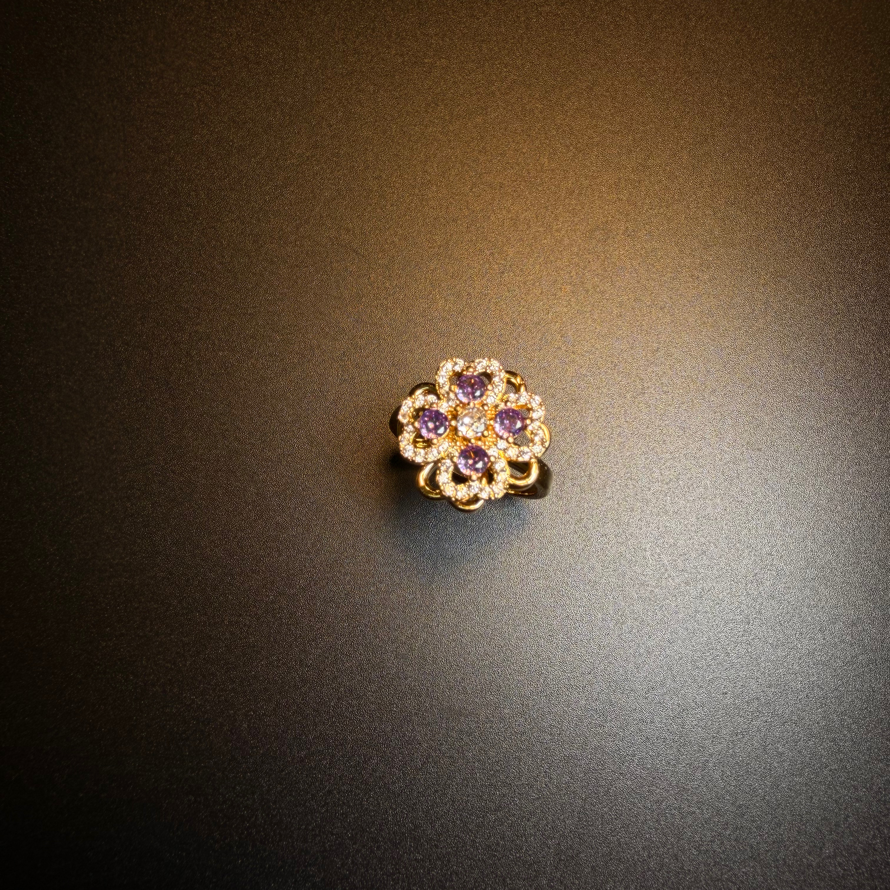 Violet Spark Ring