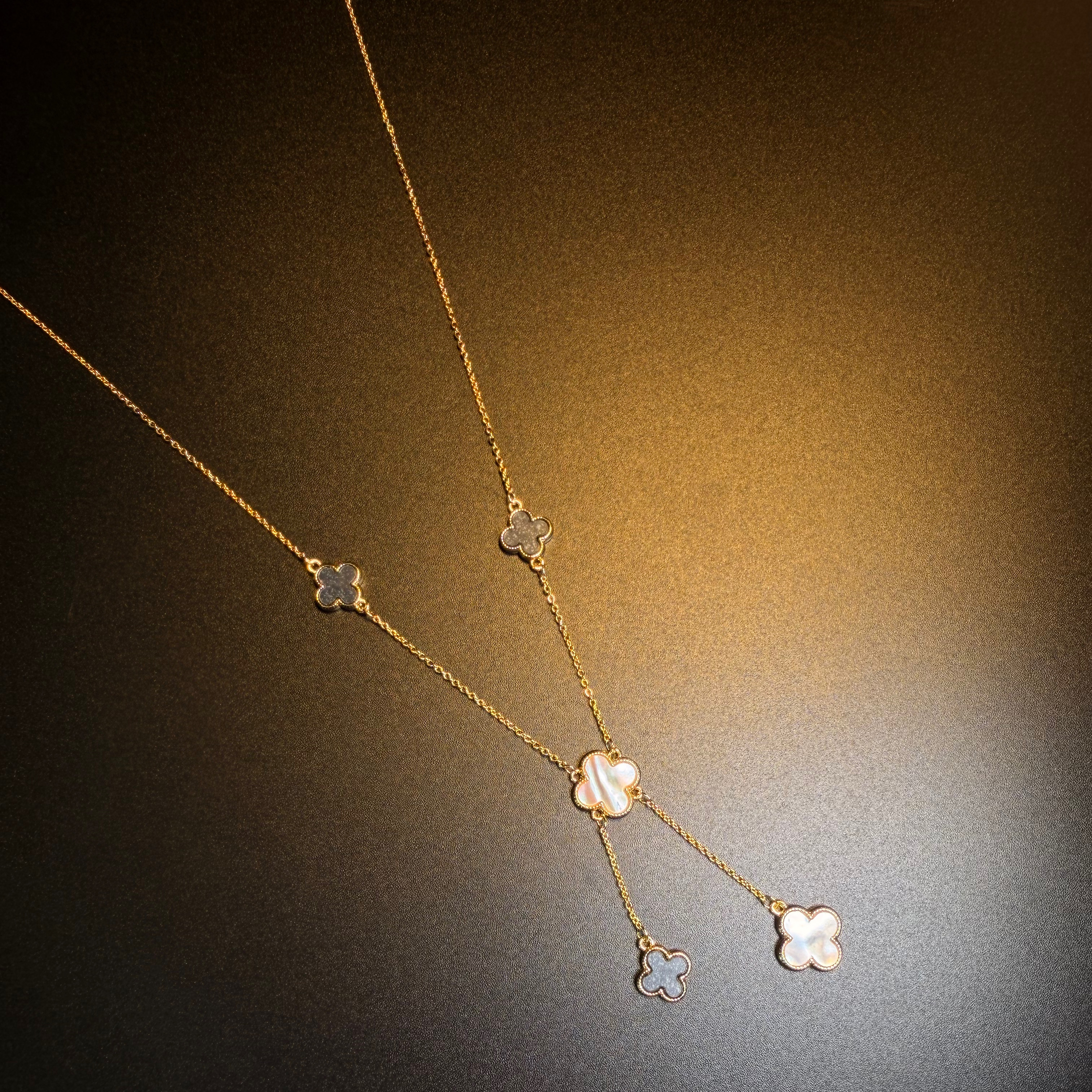 Shimmer Clover Necklace