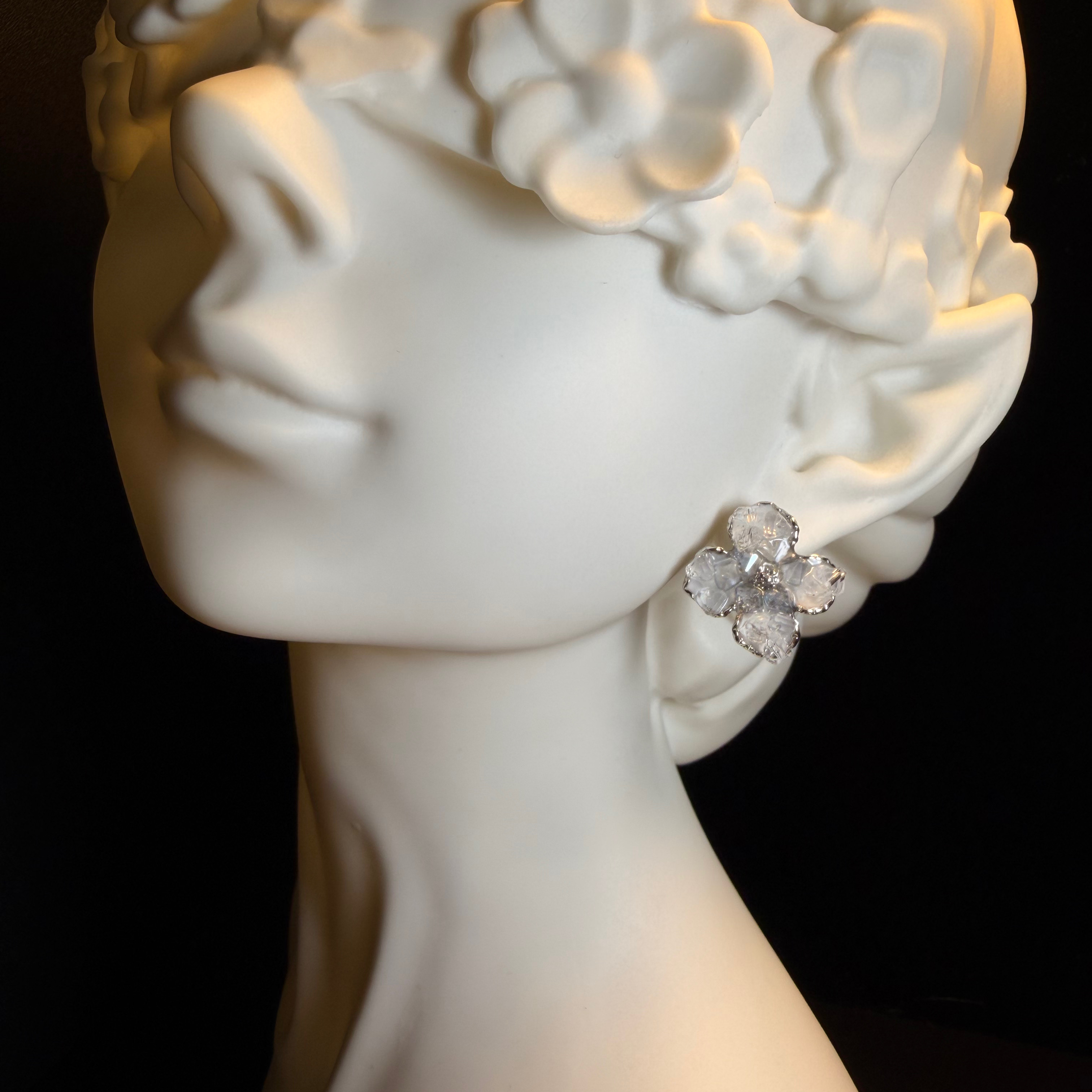 Ice Blossom Earrings