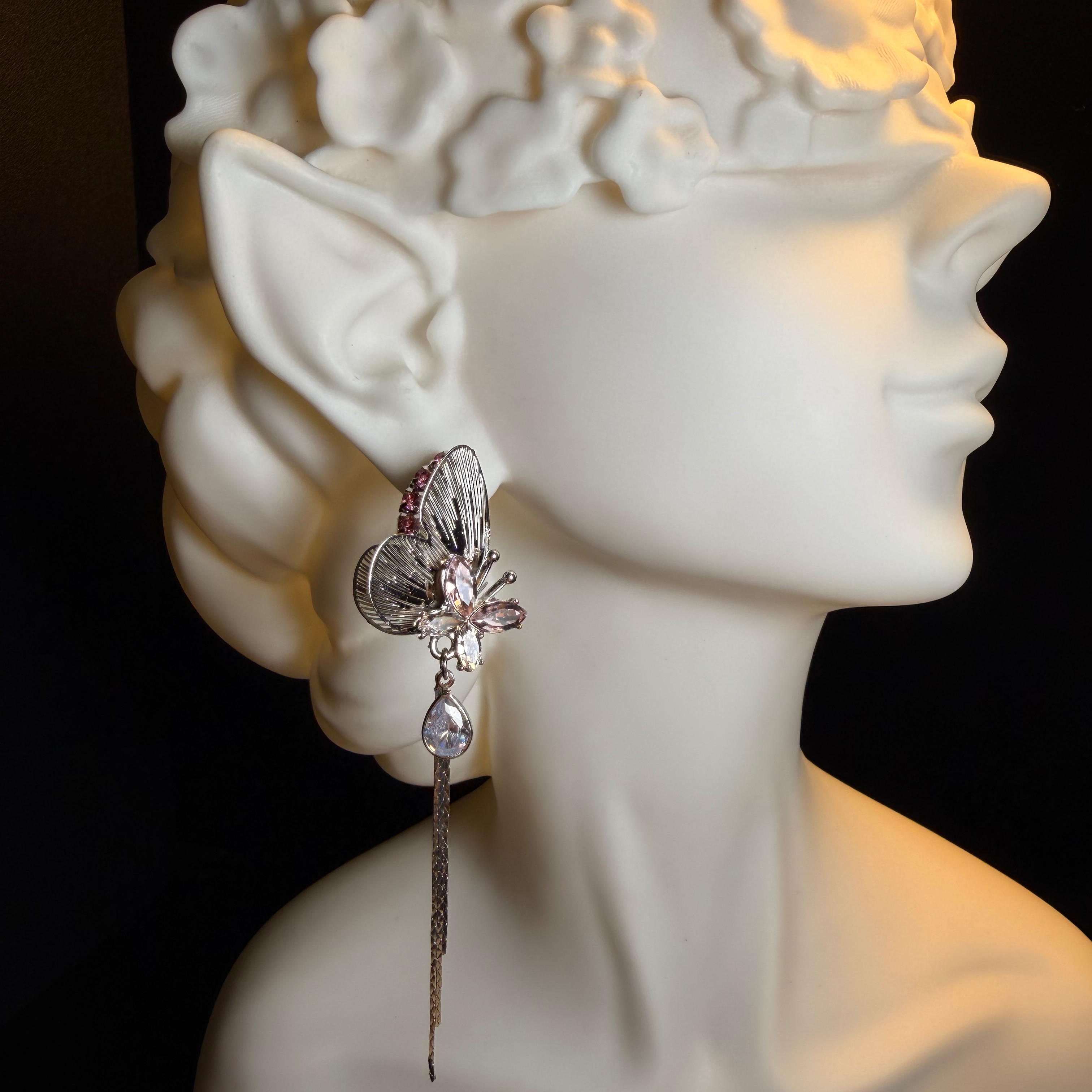 Moonlit Tassel Earrings