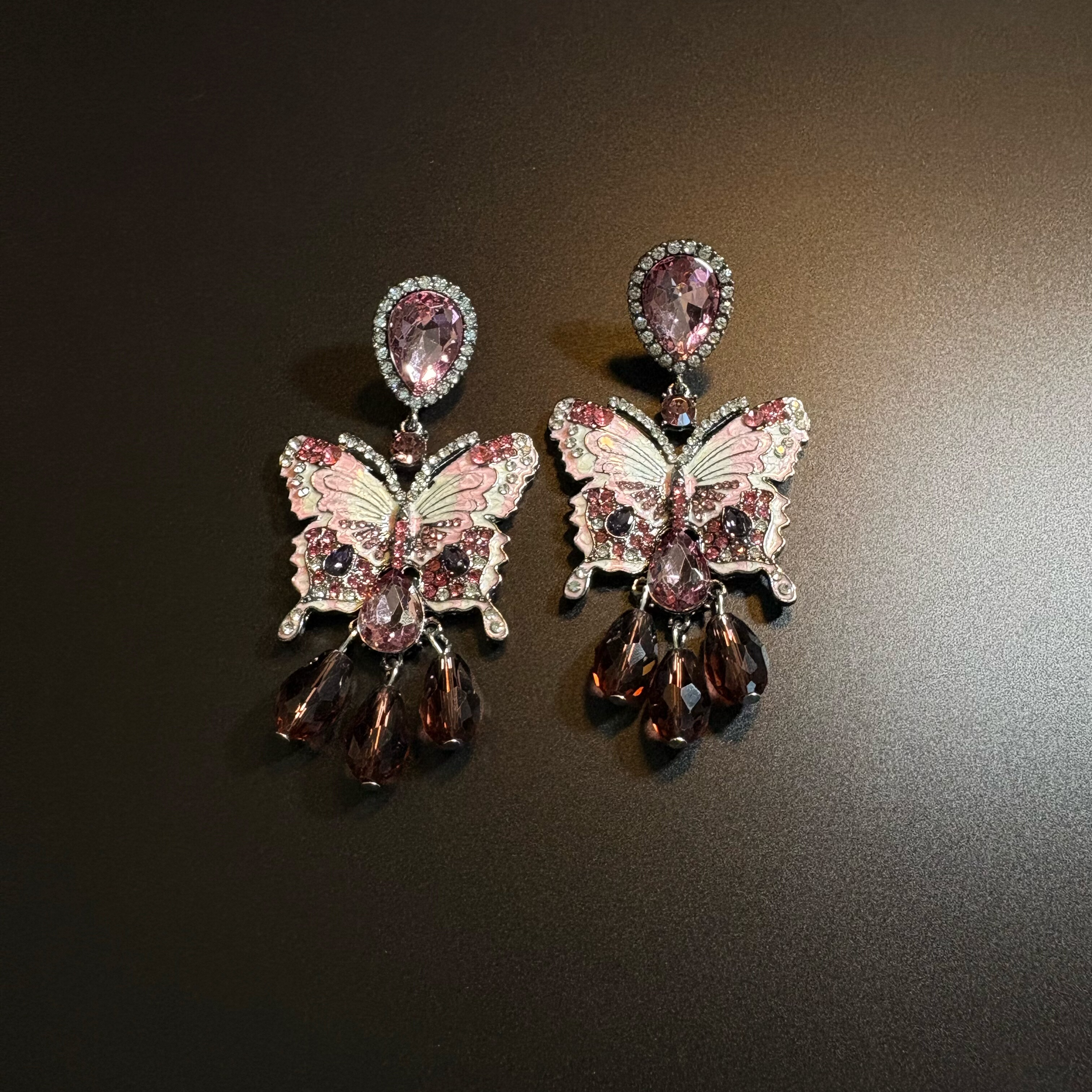 Opulent Flutter Gems Earrings