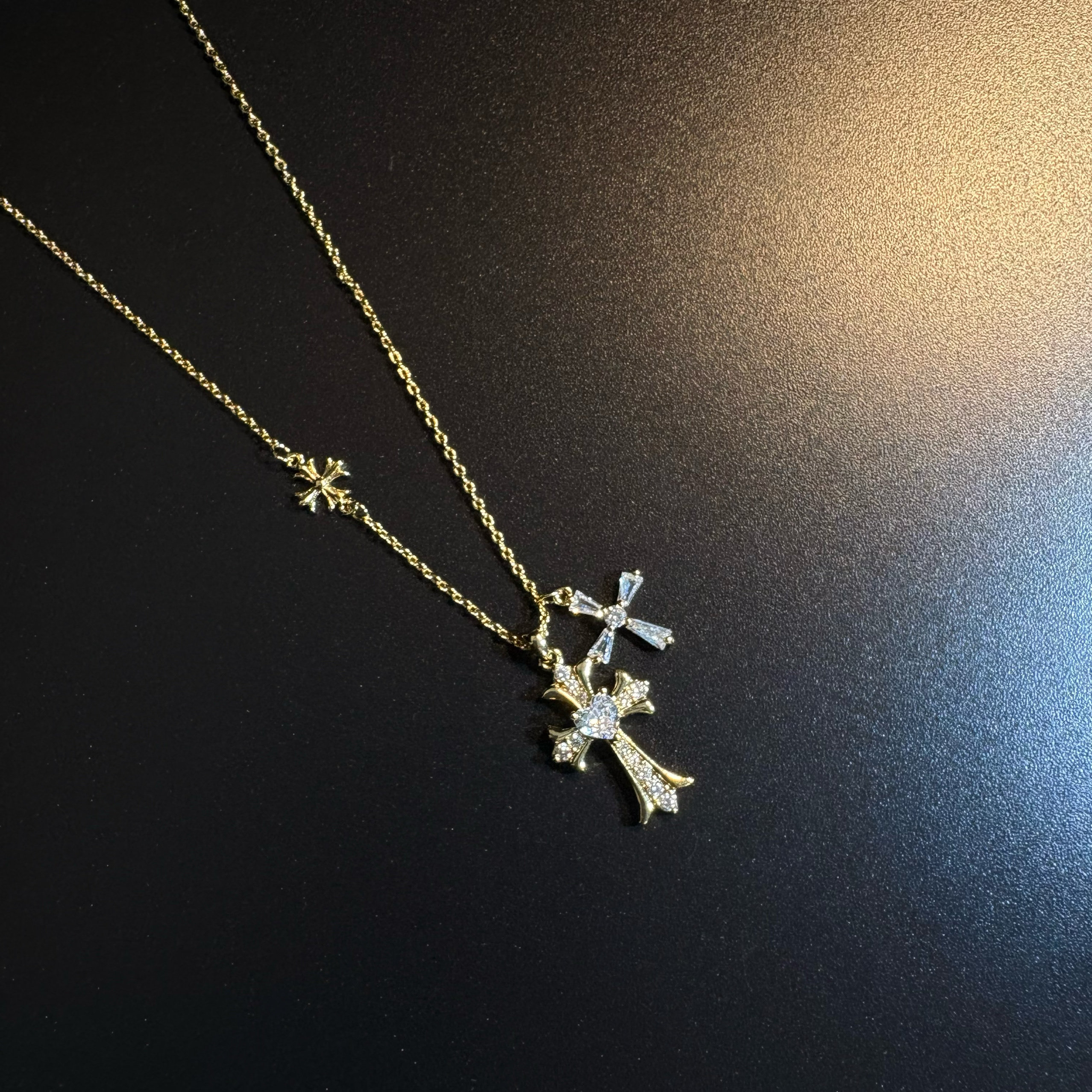 Gilded Cruciform Necklace