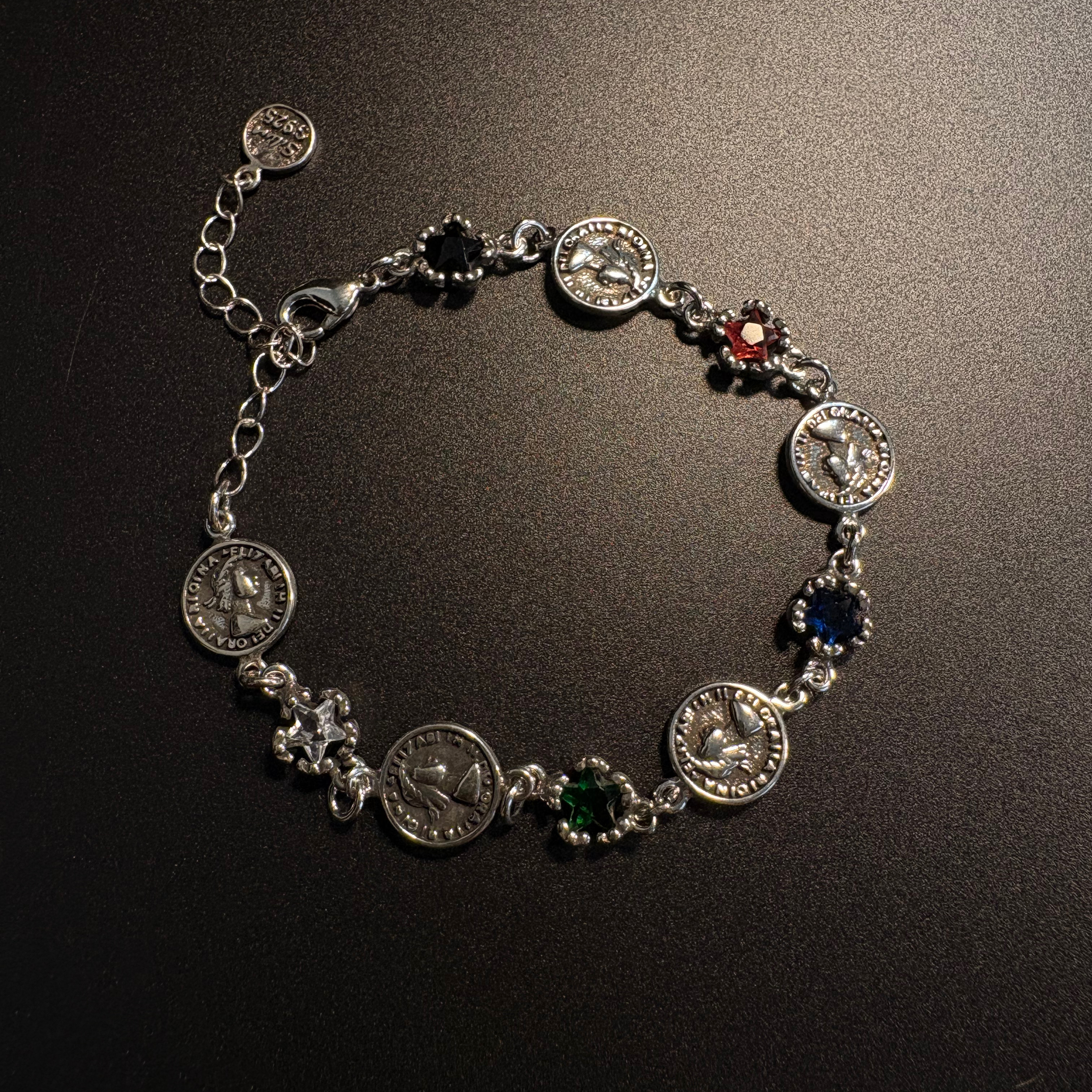 Gem Coin Link Necklace