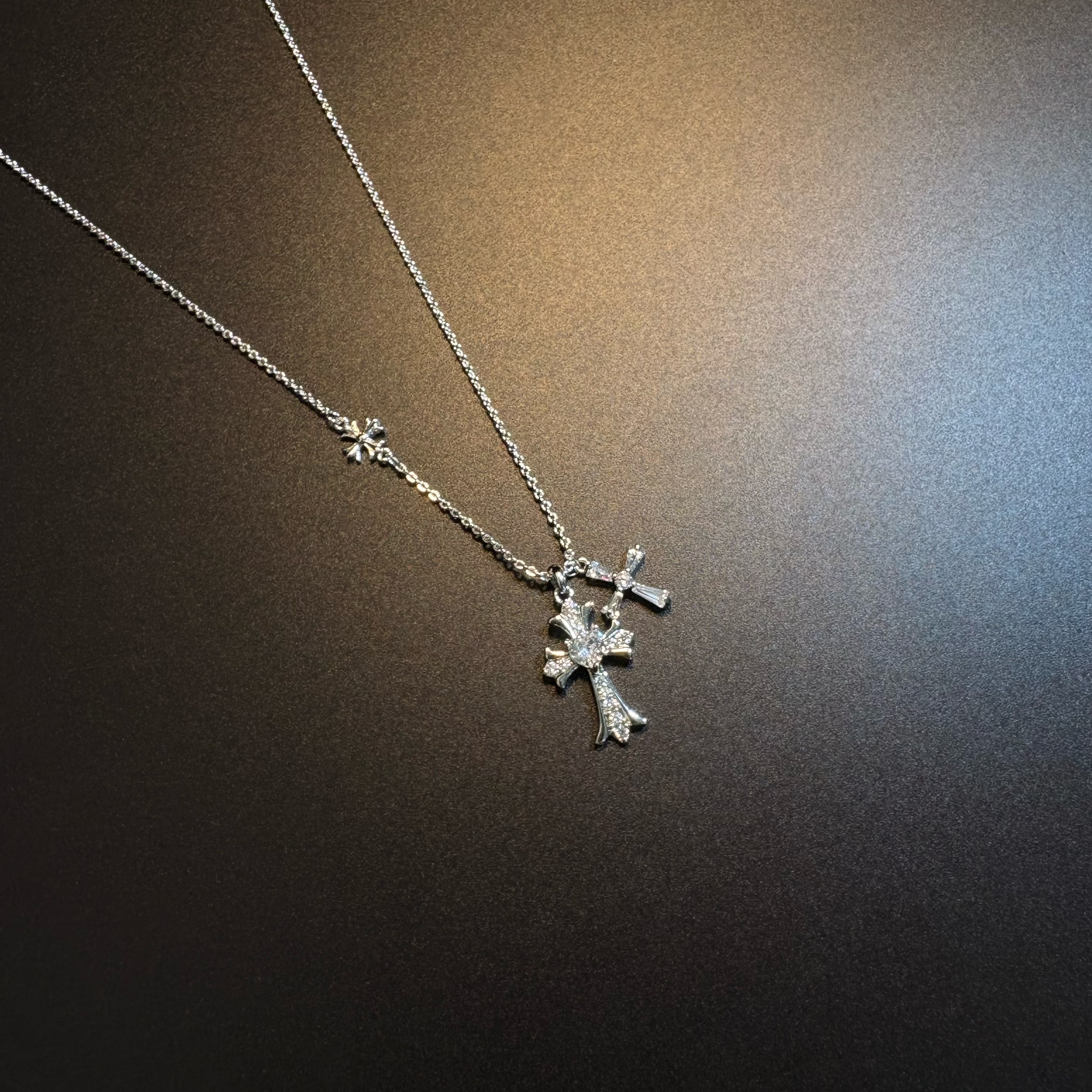 Cross Layered Necklace