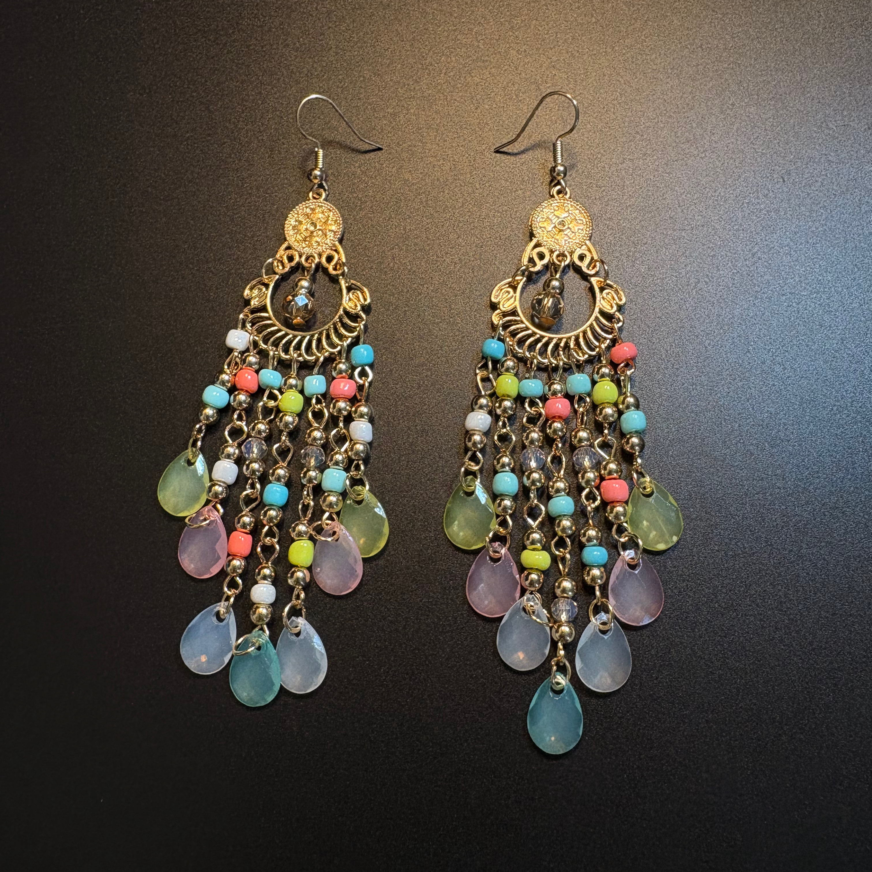 Rainbow Drop Earrings