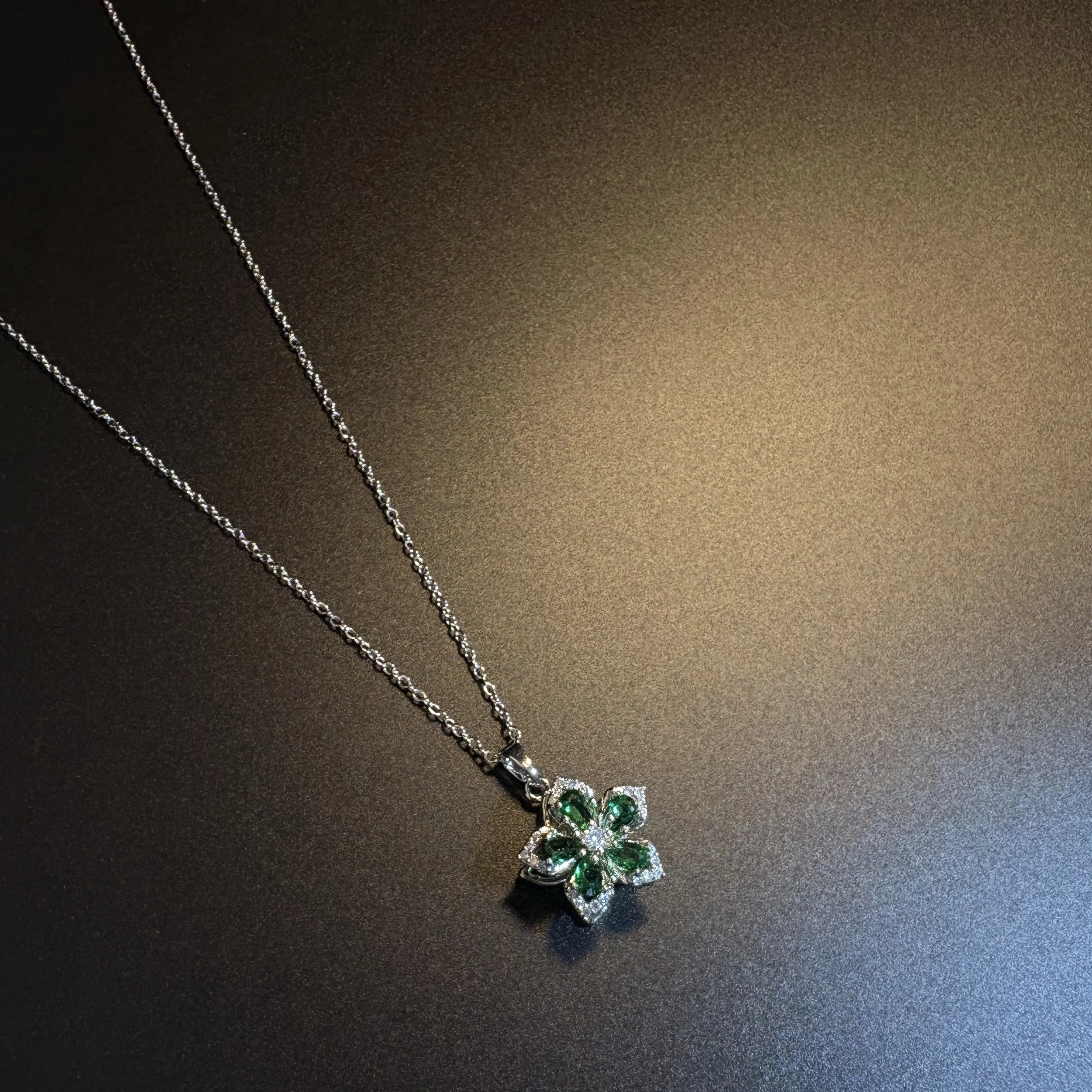 Verdant Petal Necklace