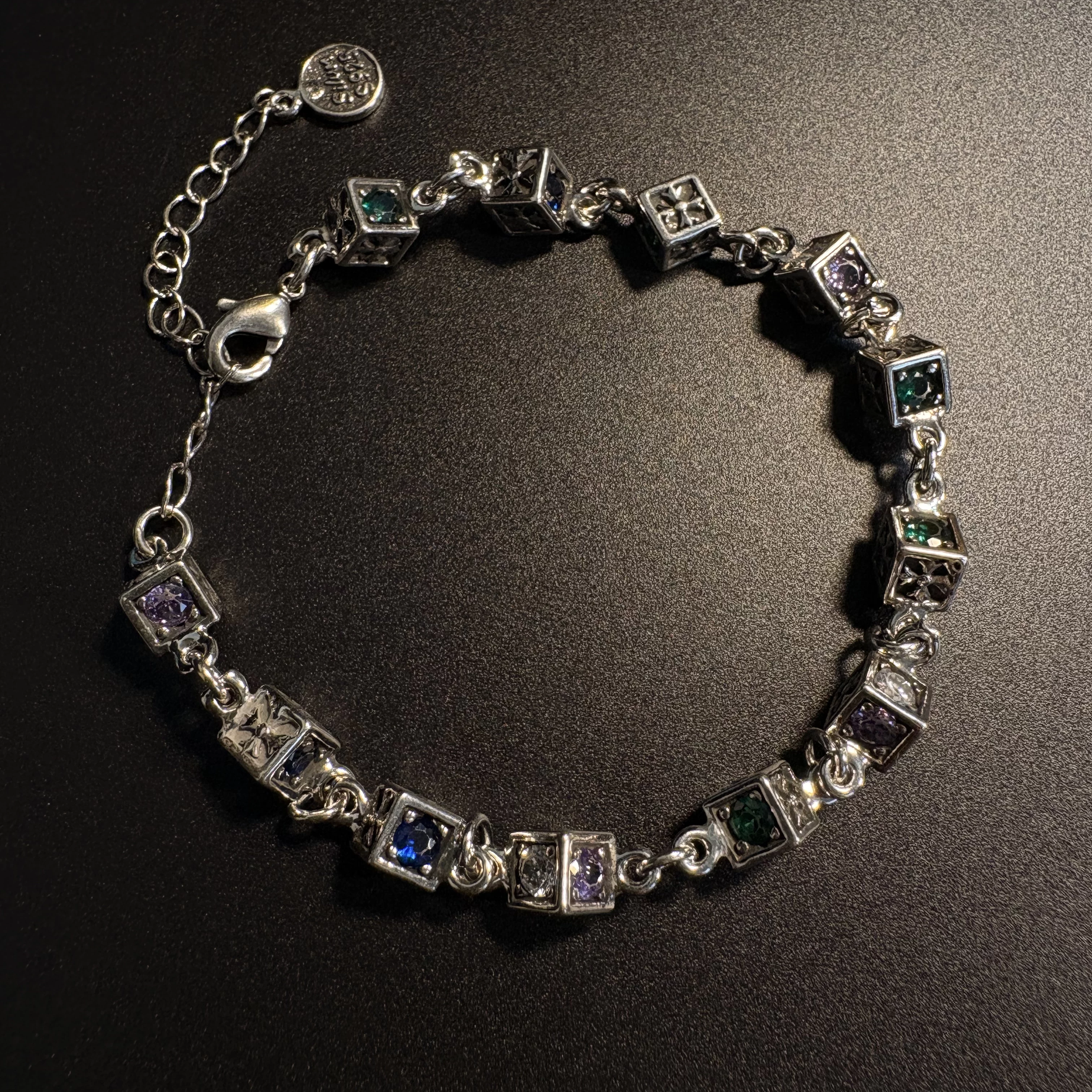 Glimmer Cube Bracelet