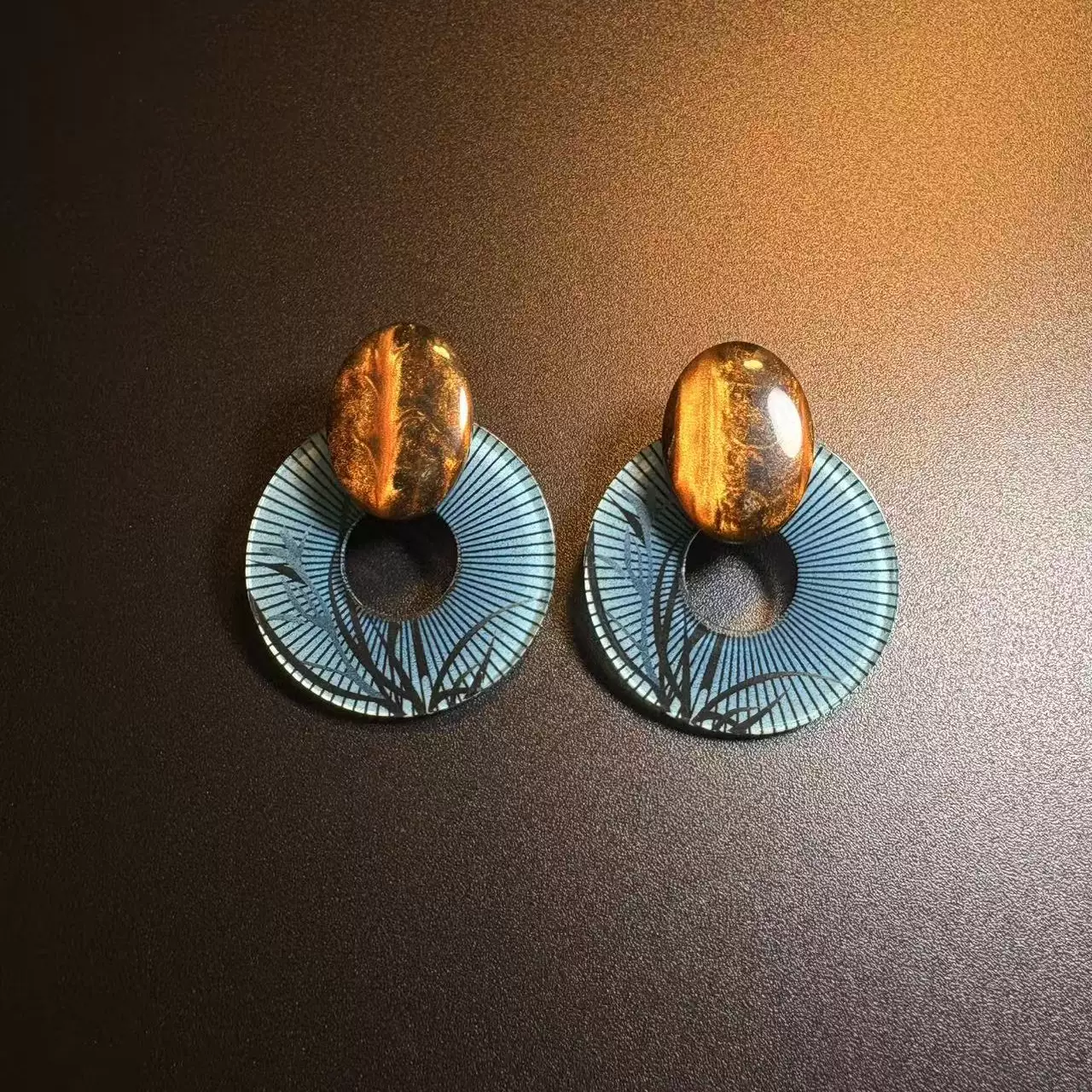 Sunset Stone Earrings