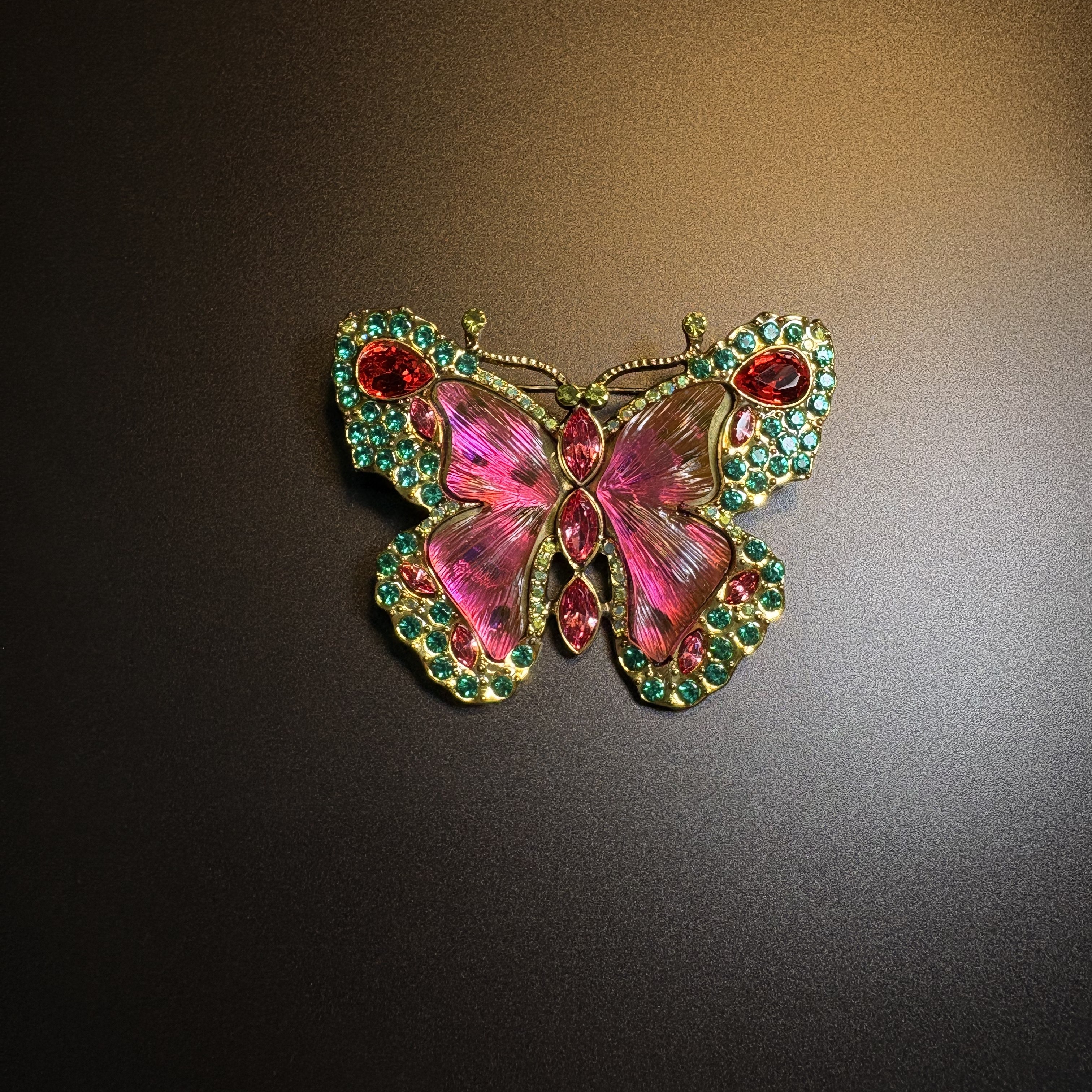Rainbow Fly Brooch
