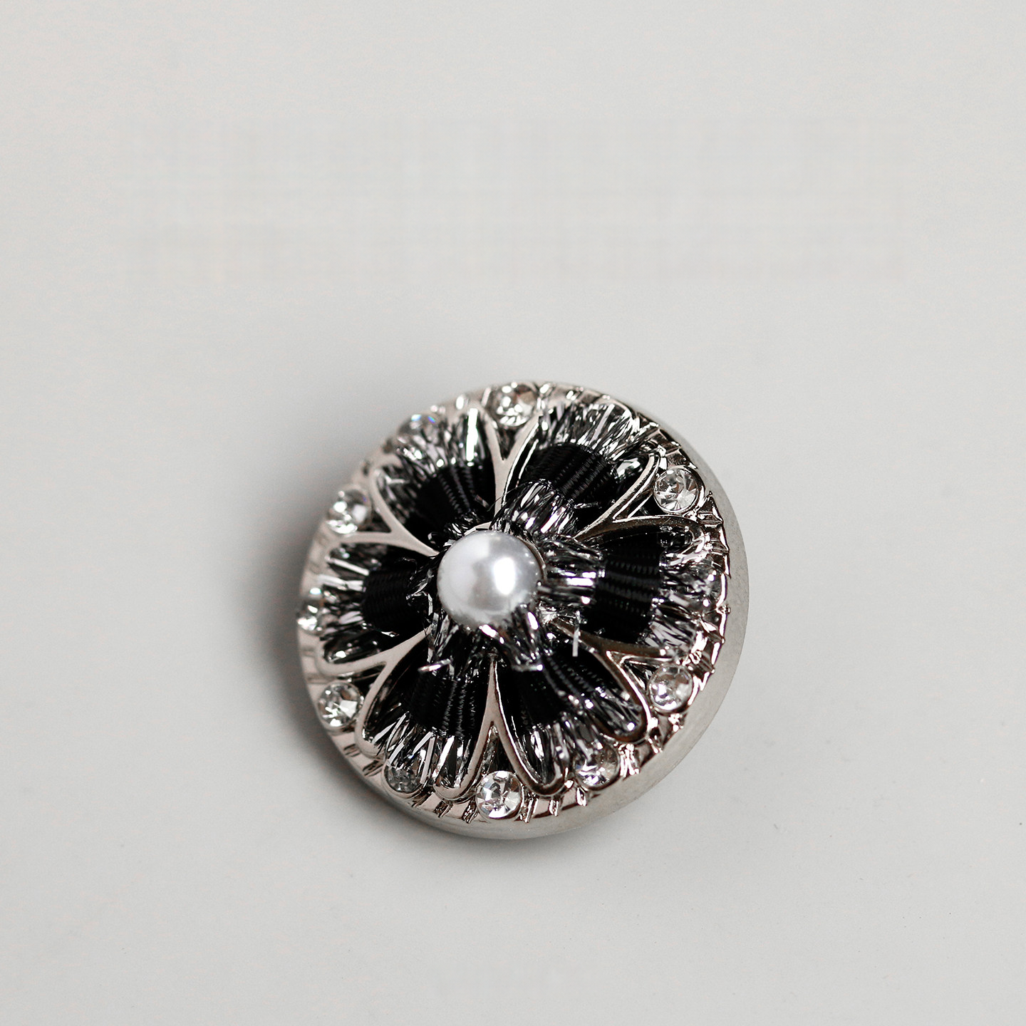 Midnight Bloom Button